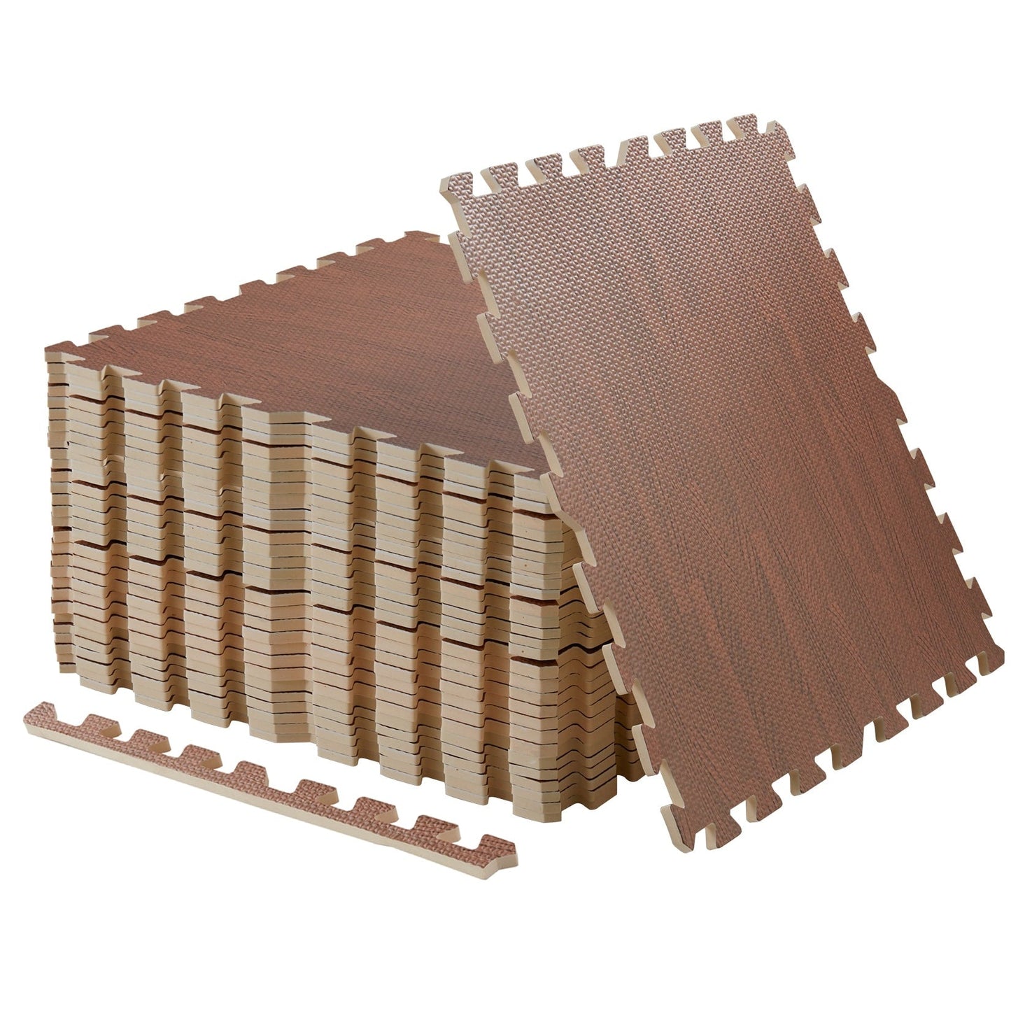 12 dalles de sol en mousse pour salle de sport, 24 x 24, tapis de sol emboîtables, 48 pi²