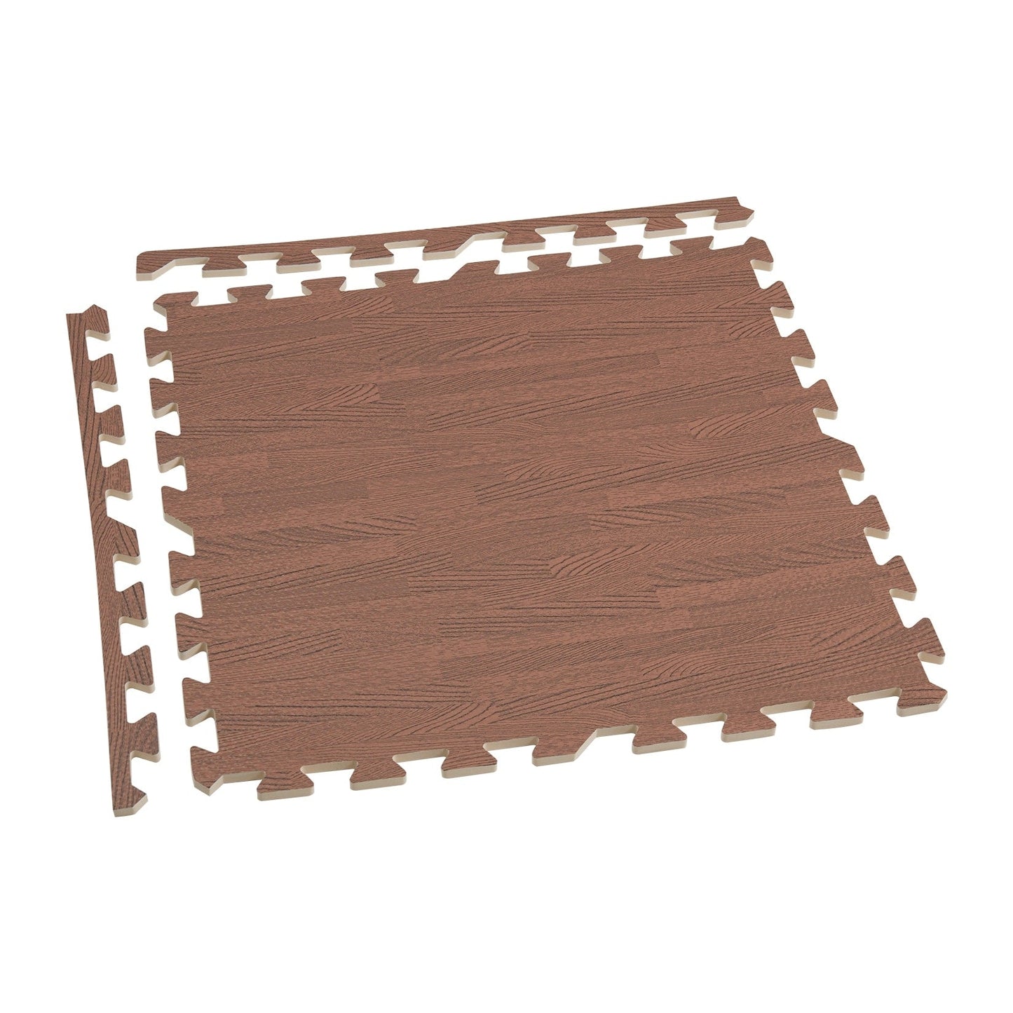 12 dalles de sol en mousse pour salle de sport, 24 x 24, tapis de sol emboîtables, 48 pi²