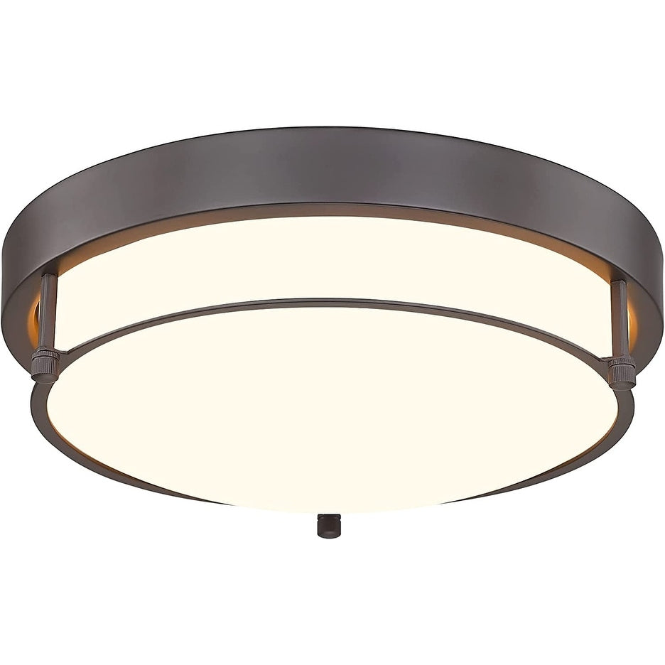 Plafonnier moderne à 2 lumières et 12 pouces