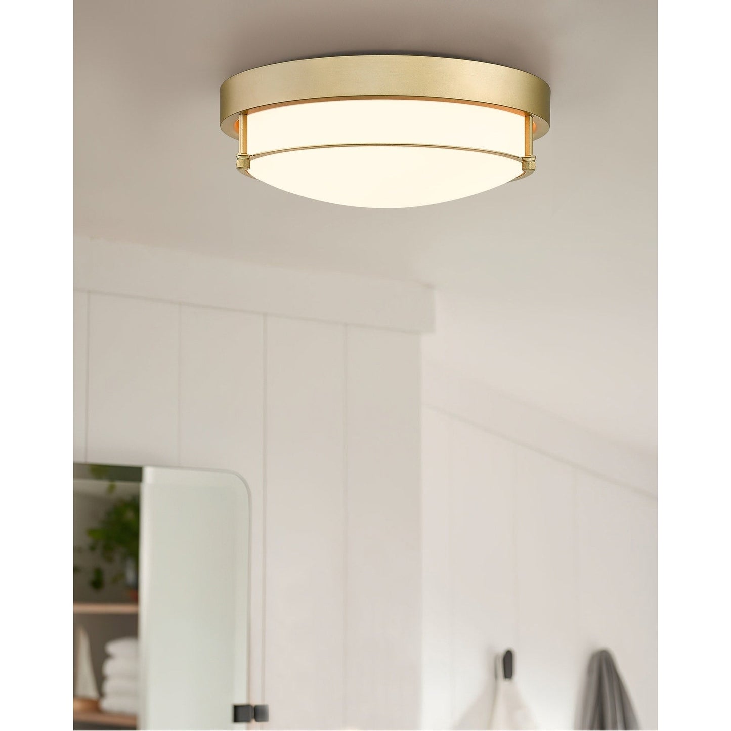 Plafonnier moderne à 2 lumières et 12 pouces