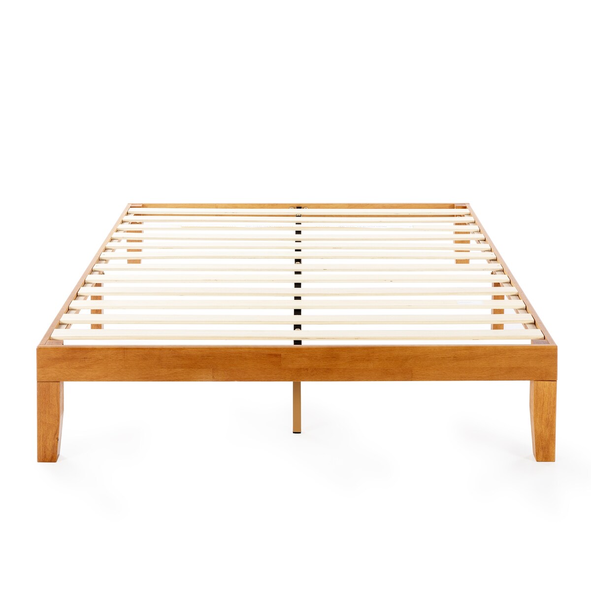 Cadre de lit plateforme classique en bois massif 12
