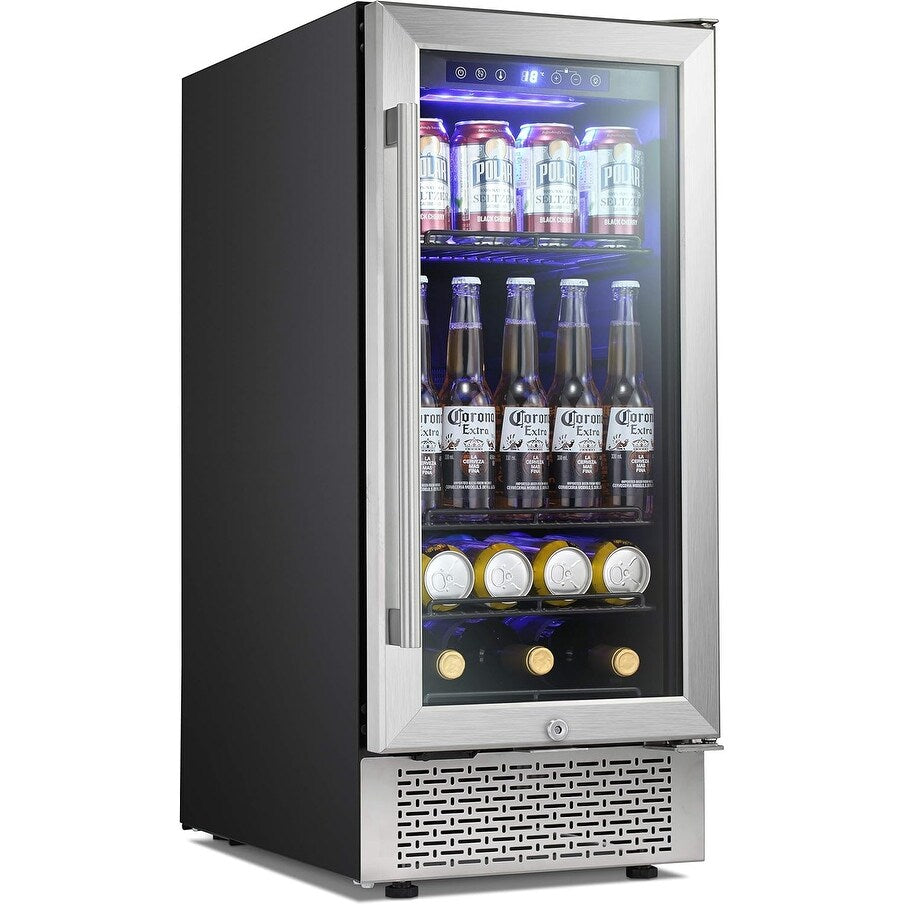 Réfrigérateur à boissons de 15 pouces - 22,76 pouces de profondeur x 14,96 pouces de largeur x 34,25 pouces de hauteur