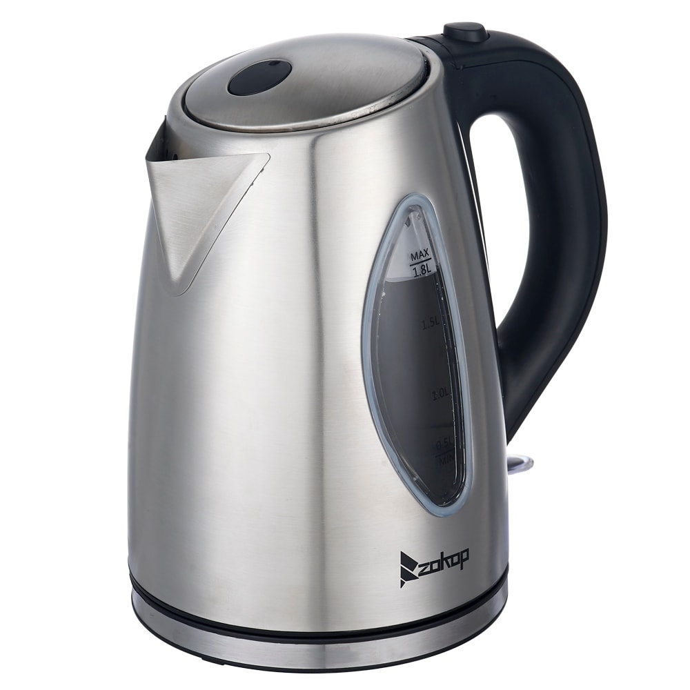Bouilloire électrique en acier inoxydable 1500 W 1,8 litre