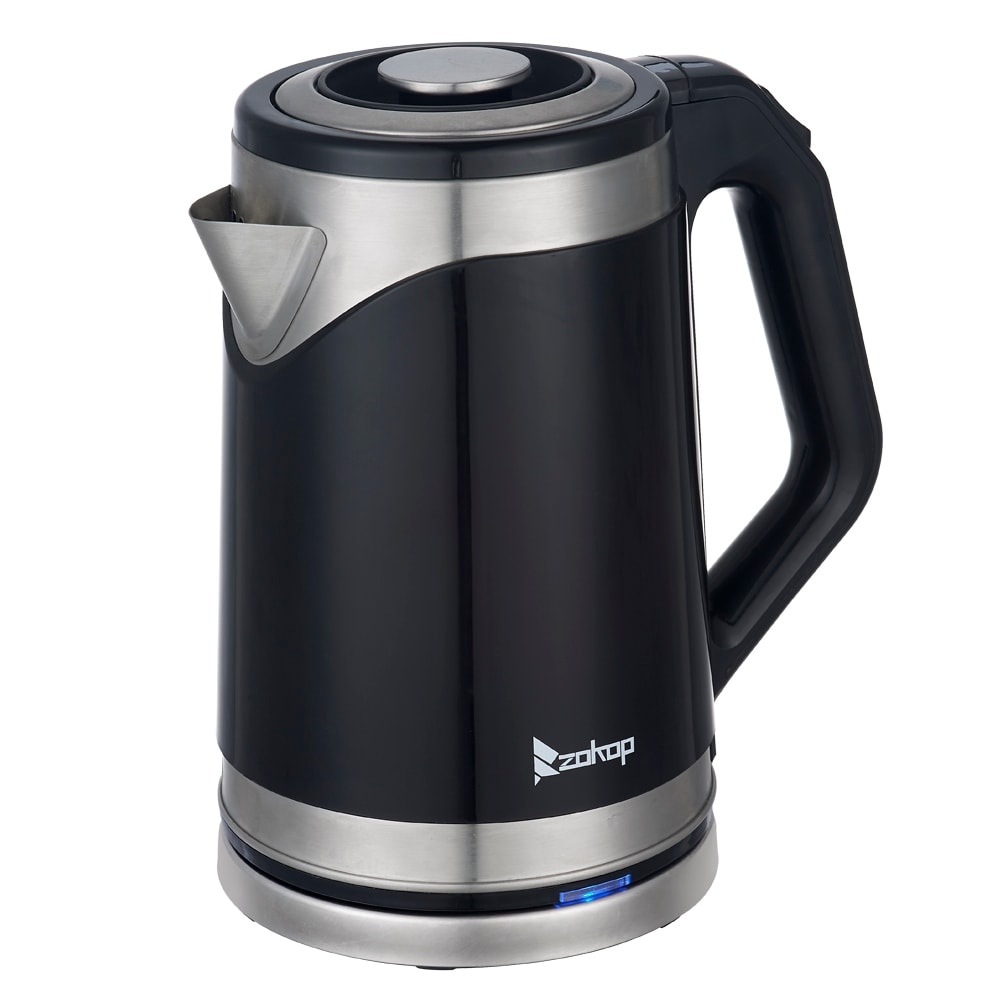 Bouilloire électrique en acier inoxydable 1500 W 1,8 litre