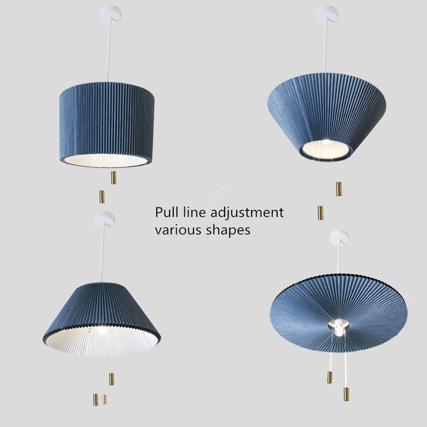 Suspension LED postmoderne 16-23 avec abat-jour réglable