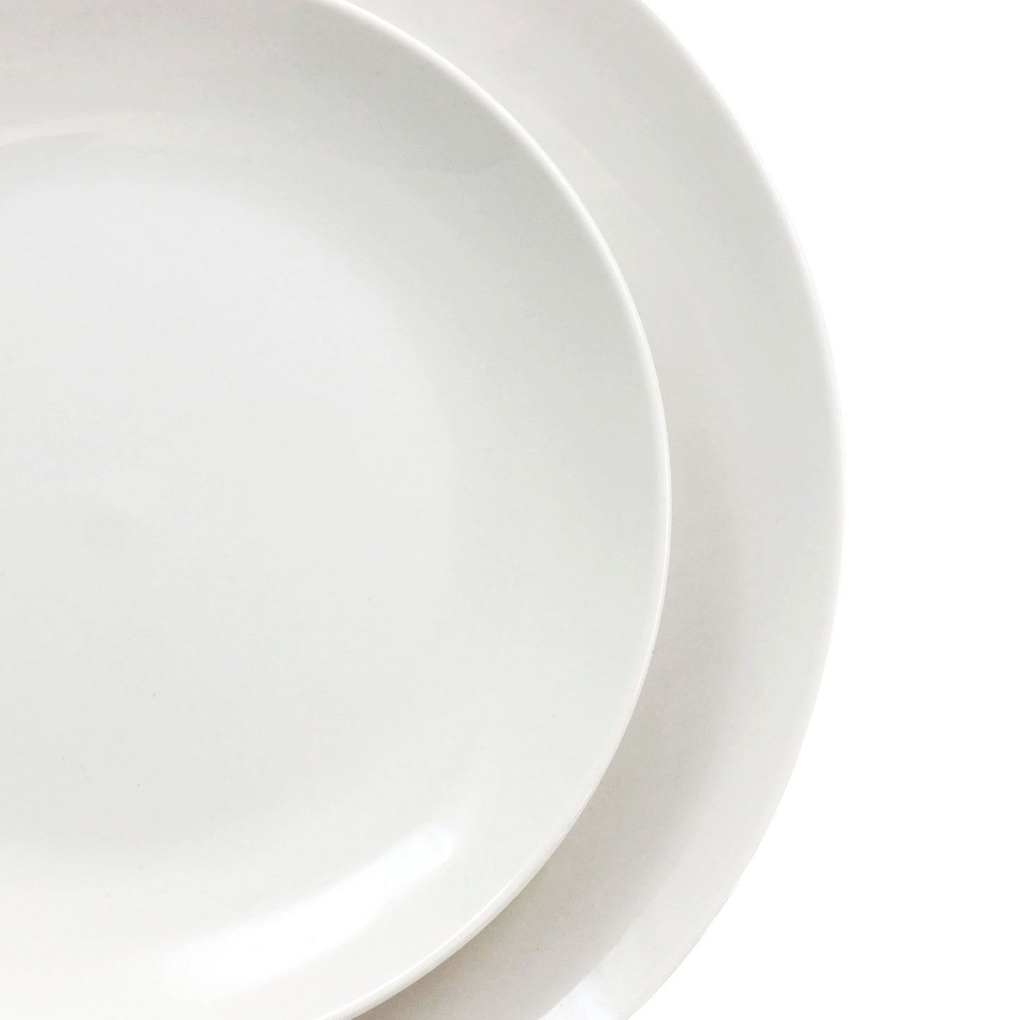 Service de table 16 pièces en porcelaine avec deux bols