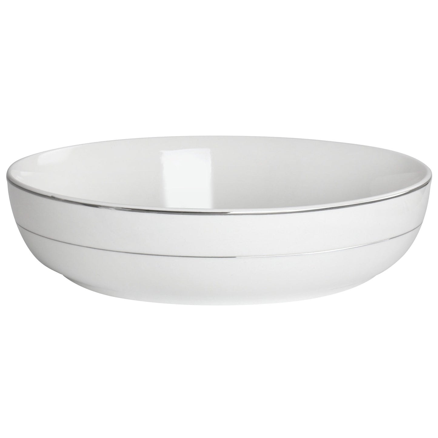 Service de table rond en porcelaine de 16 pièces avec deux bols