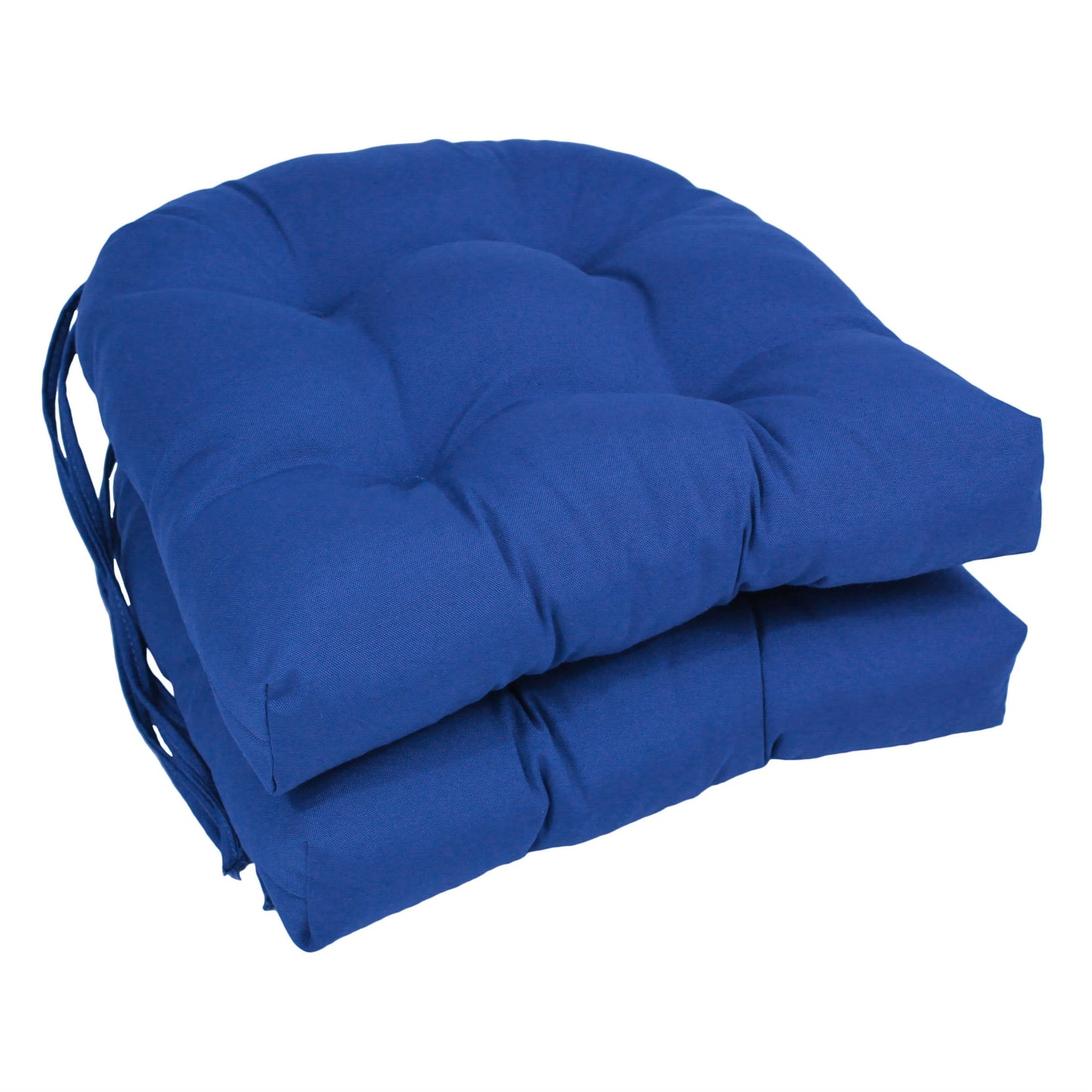 Coussins de chaise d'intérieur en sergé en forme de U de 16 pouces (ensemble de 2, 4 ou 6) - 16 x 16