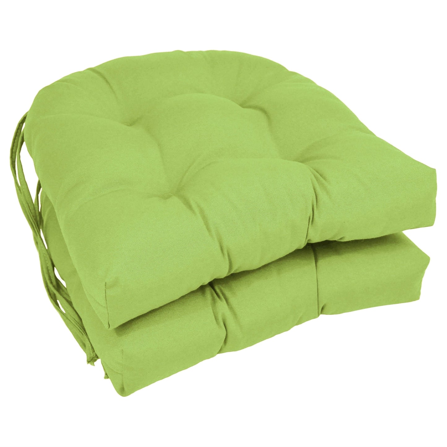 Coussins de chaise d'intérieur en sergé en forme de U de 16 pouces (ensemble de 2, 4 ou 6) - 16 x 16