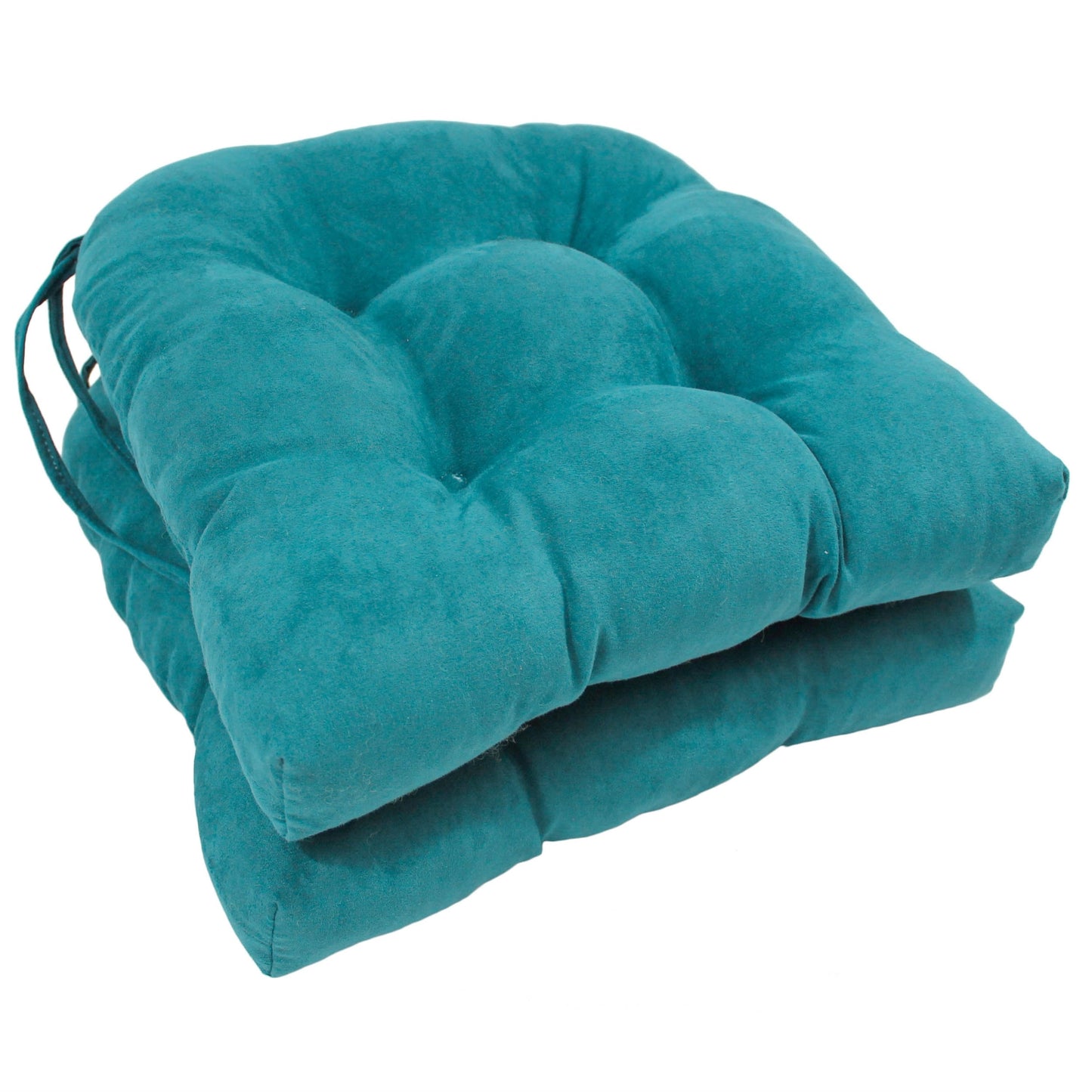 Coussins de chaise d'intérieur en microsuède en forme de U de 16 pouces (lot de 2, 4 ou 6)