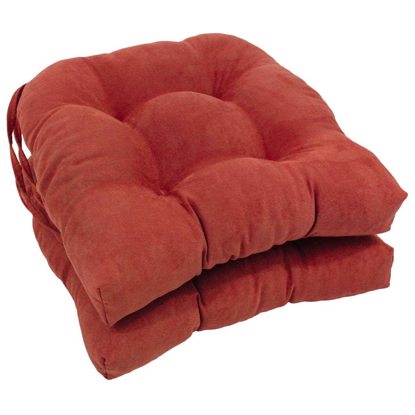 Coussins de chaise d'intérieur en microsuède en forme de U de 16 pouces (lot de 2, 4 ou 6)