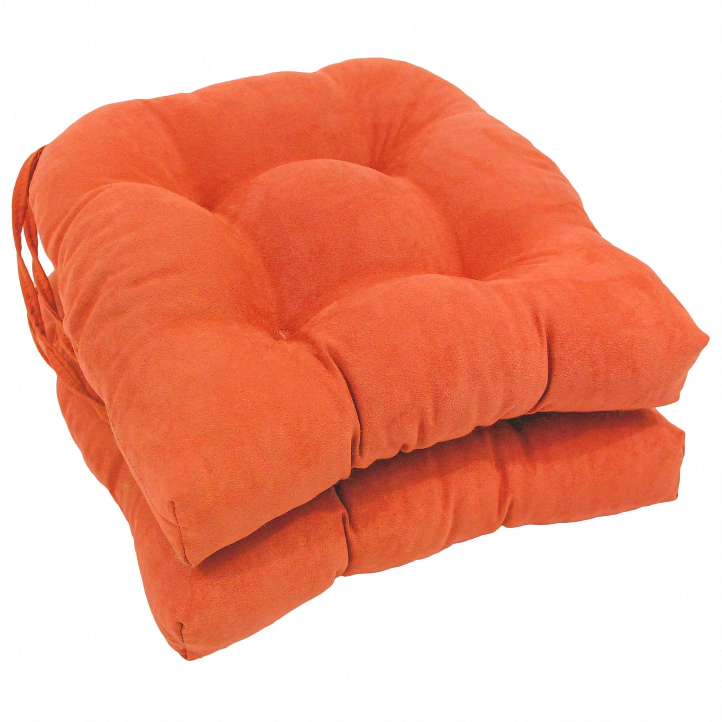 Coussins de chaise d'intérieur en microsuède en forme de U de 16 pouces (lot de 2, 4 ou 6)