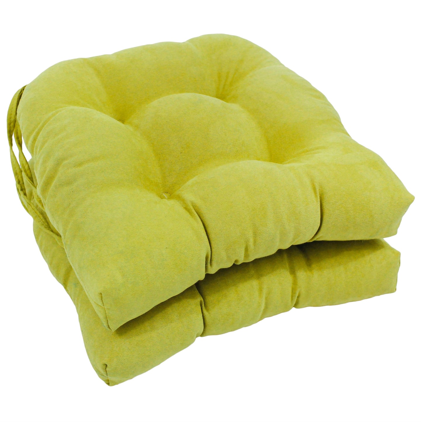 Coussins de chaise d'intérieur en microsuède en forme de U de 16 pouces (lot de 2, 4 ou 6)