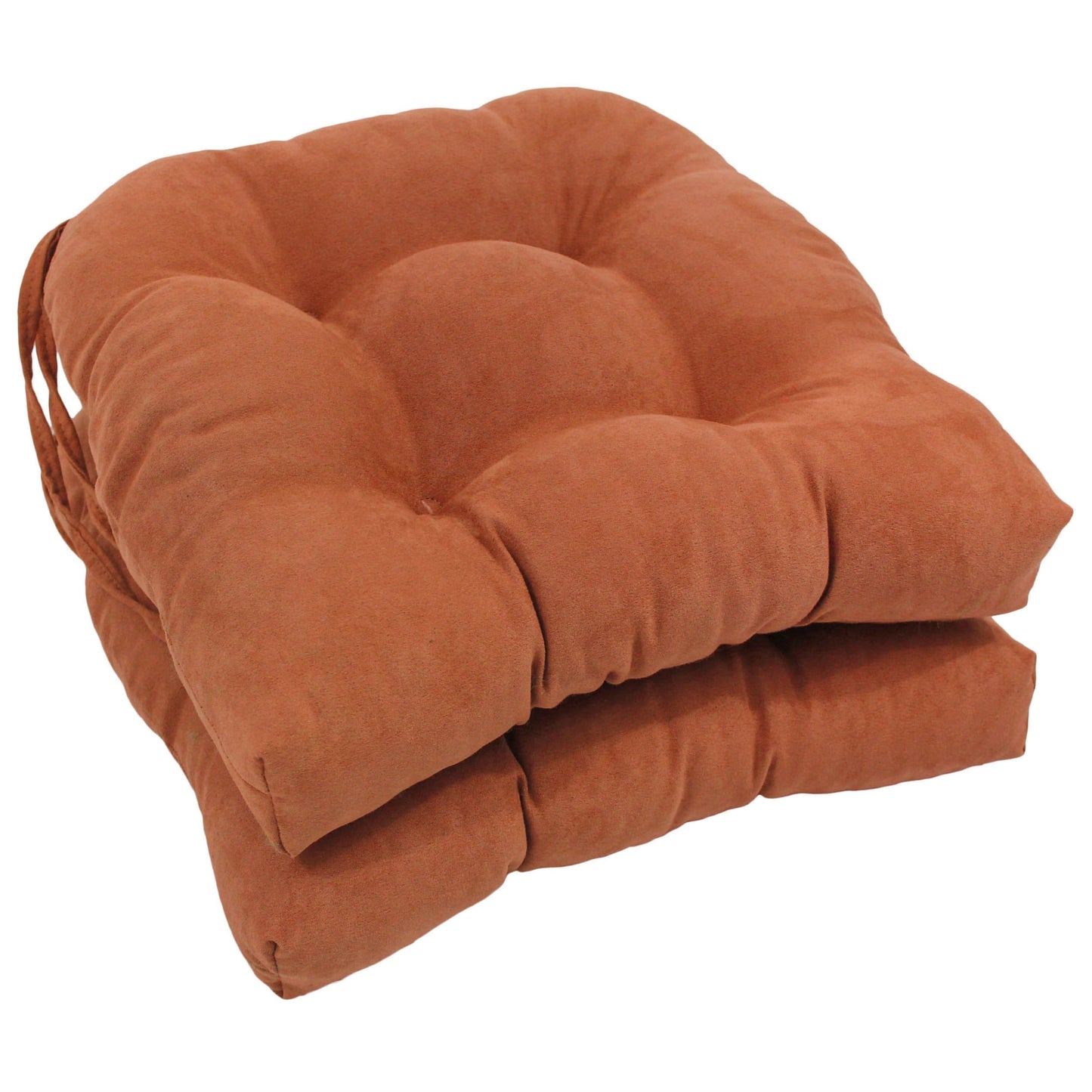 Coussins de chaise d'intérieur en microsuède en forme de U de 16 pouces (lot de 2, 4 ou 6)