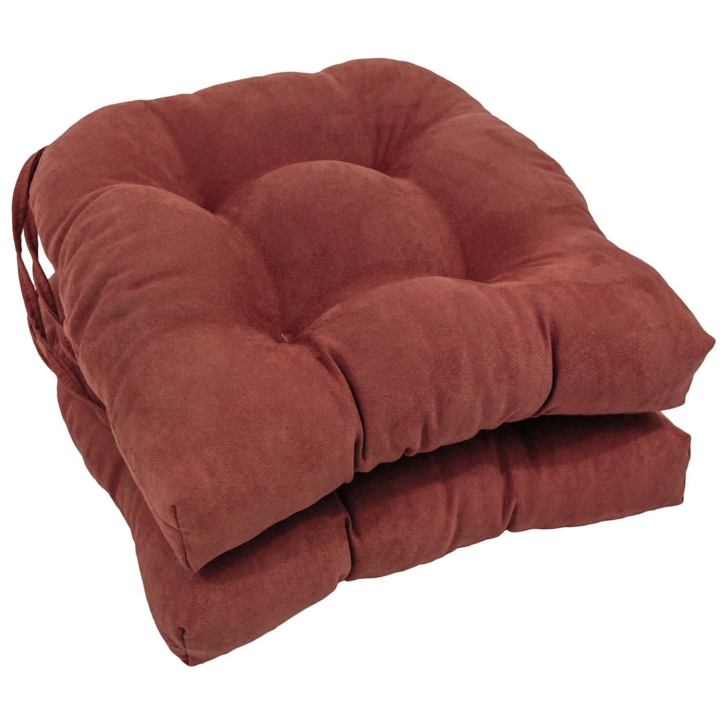 Coussins de chaise d'intérieur en microsuède en forme de U de 16 pouces (lot de 2, 4 ou 6)