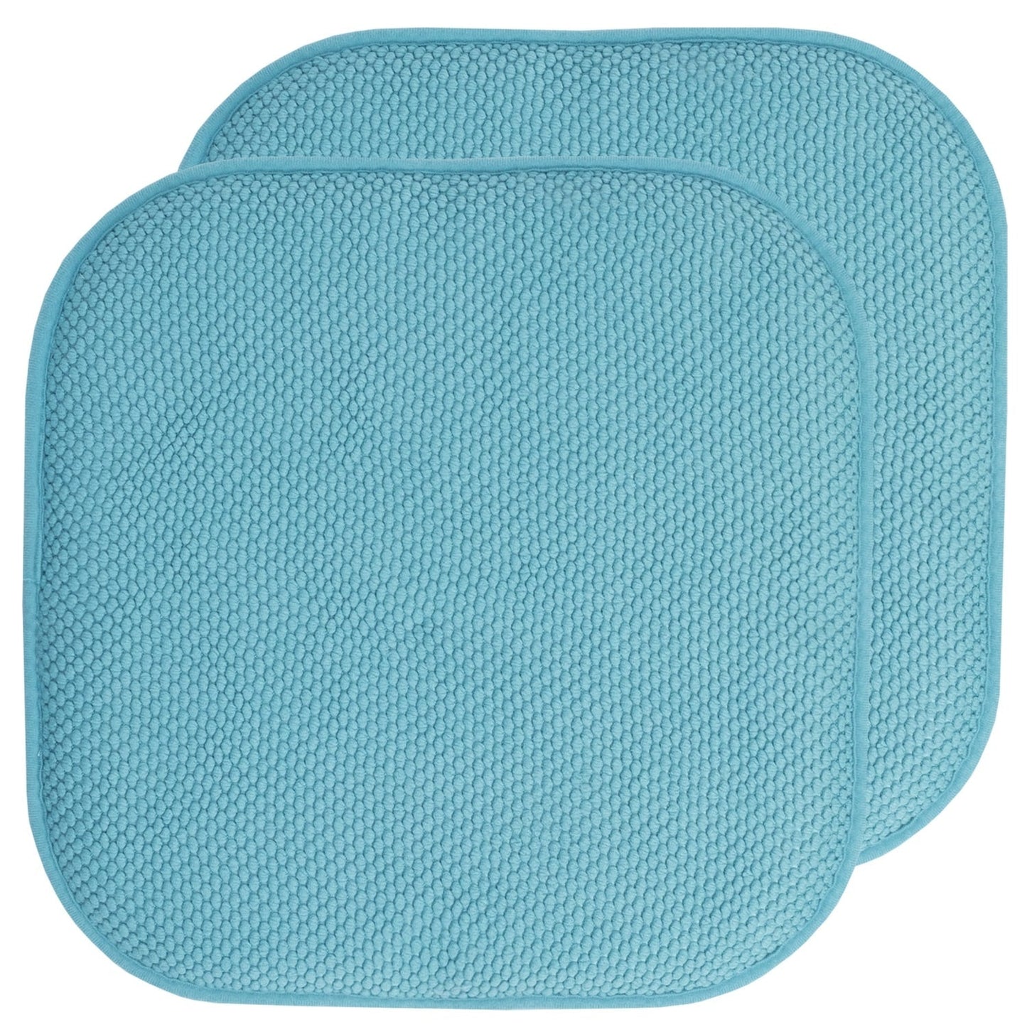 Coussins de siège carrés antidérapants en mousse à mémoire de forme de 16 po (2 ou 4) - 16 x 16