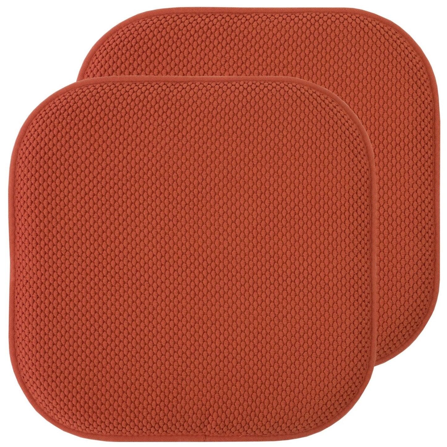 Coussins de siège carrés antidérapants en mousse à mémoire de forme de 16 po (2 ou 4) - 16 x 16