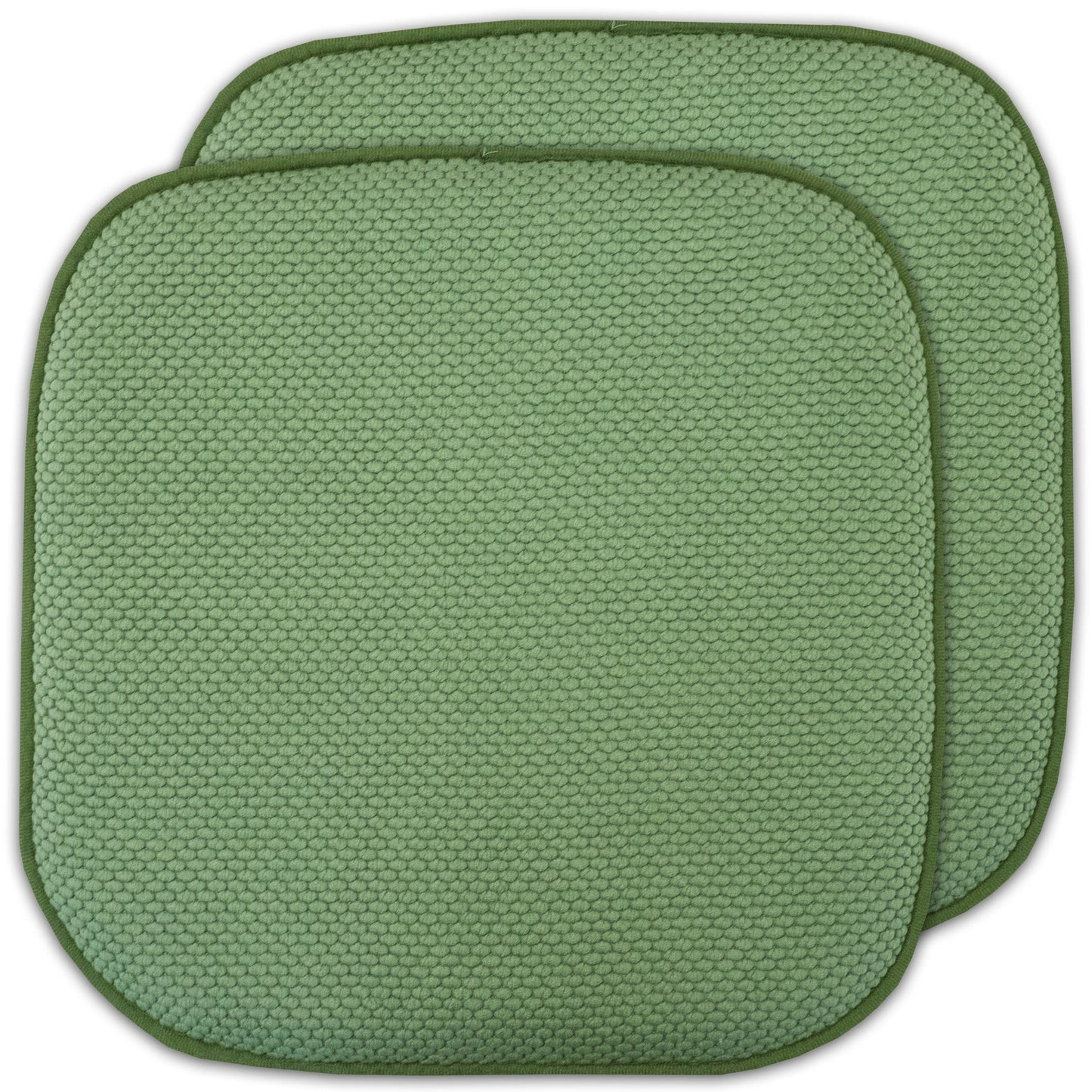 Coussins de siège carrés antidérapants en mousse à mémoire de forme de 16 po (2 ou 4) - 16 x 16