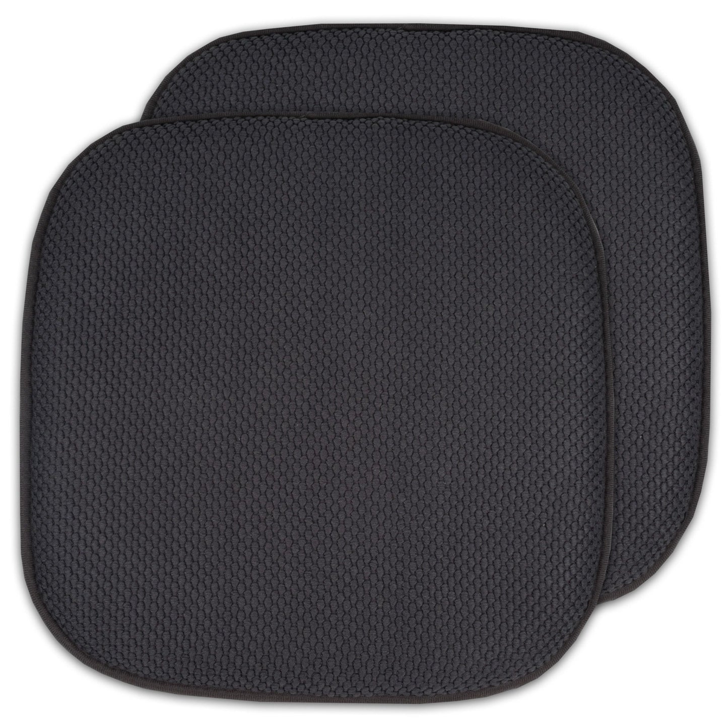 Coussins de siège carrés antidérapants en mousse à mémoire de forme de 16 po (2 ou 4) - 16 x 16