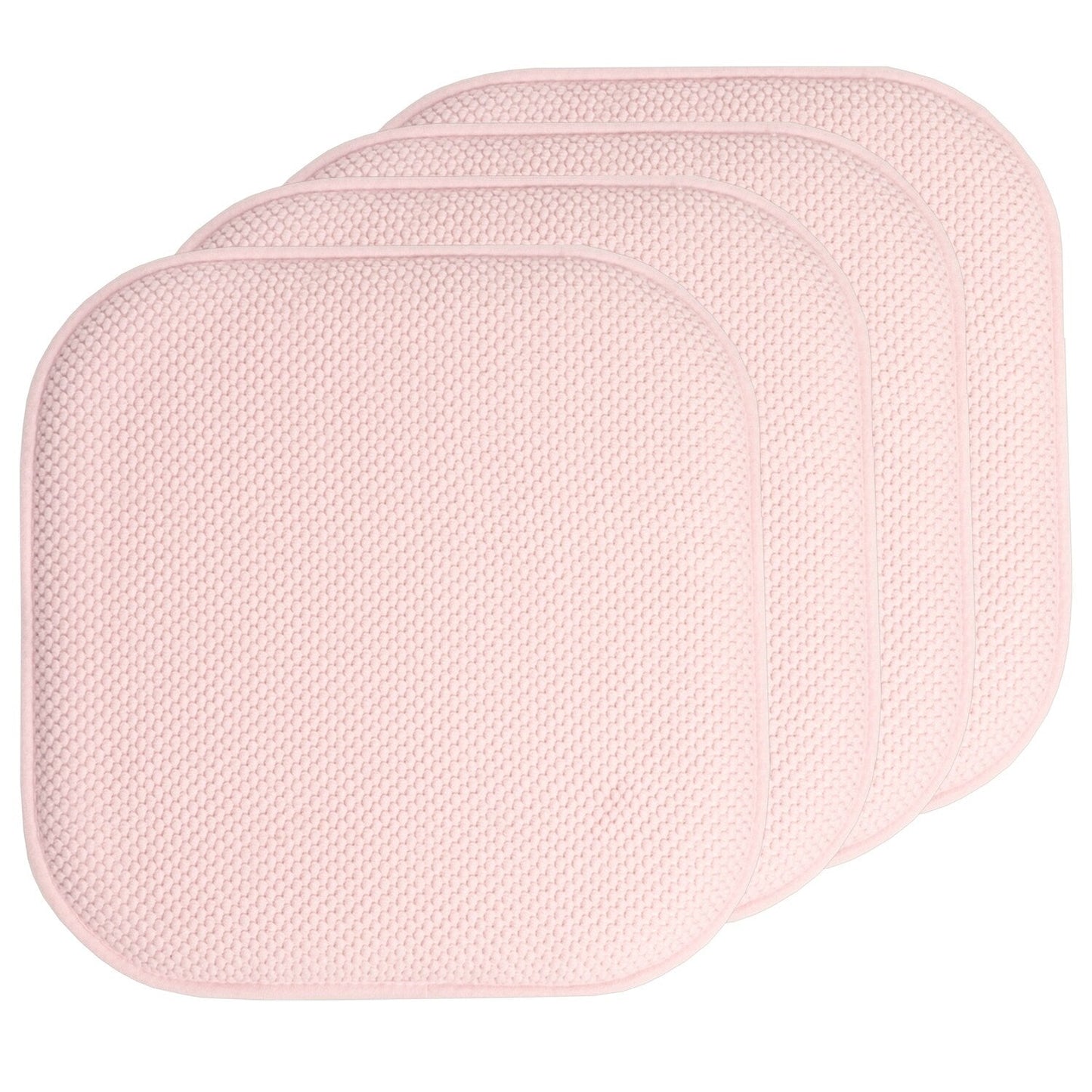 Coussins de siège carrés antidérapants en mousse à mémoire de forme de 16 po (2 ou 4) - 16 x 16