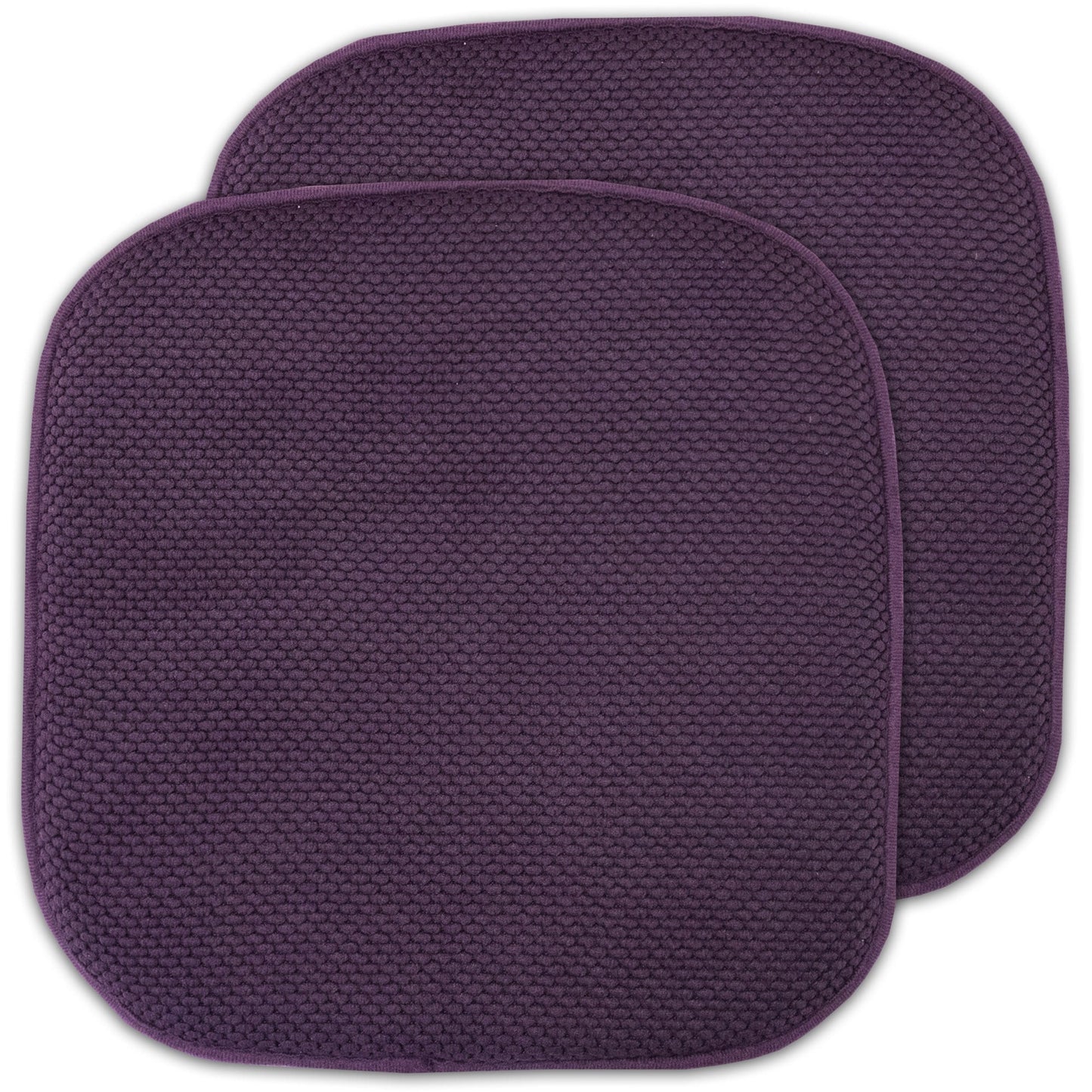 Coussins de siège carrés antidérapants en mousse à mémoire de forme de 16 po (2 ou 4) - 16 x 16