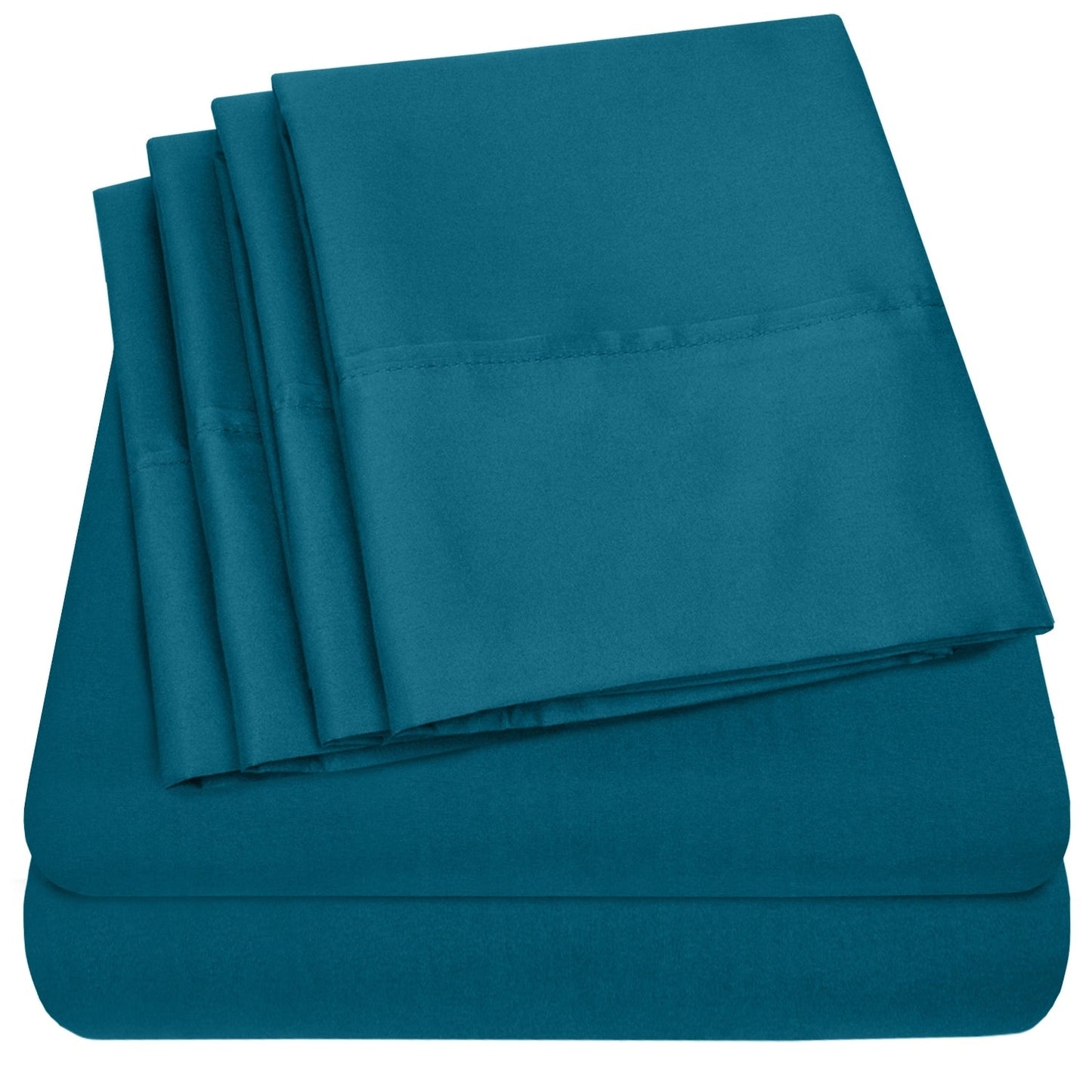 Ensemble de draps extra profonds à 24 poches, 6 pièces, série 1500
