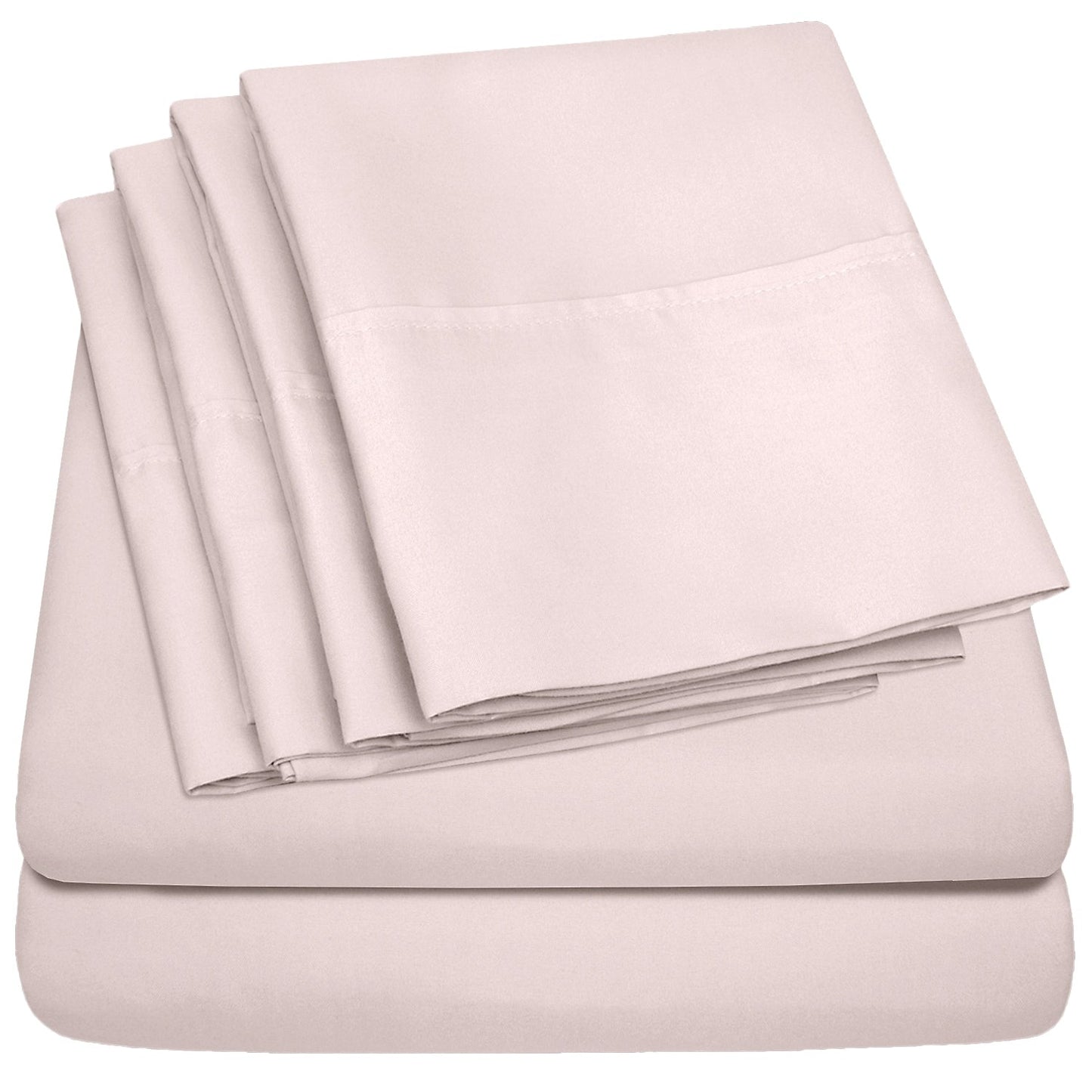 Ensemble de draps extra profonds à 24 poches, 6 pièces, série 1500