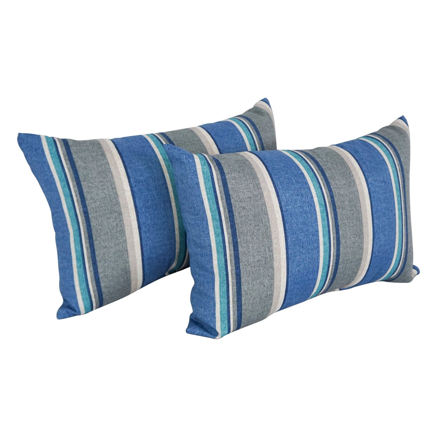 Coussins d'extérieur 19 x 11 pouces (lot de 2, motifs variés) - 19 x 11