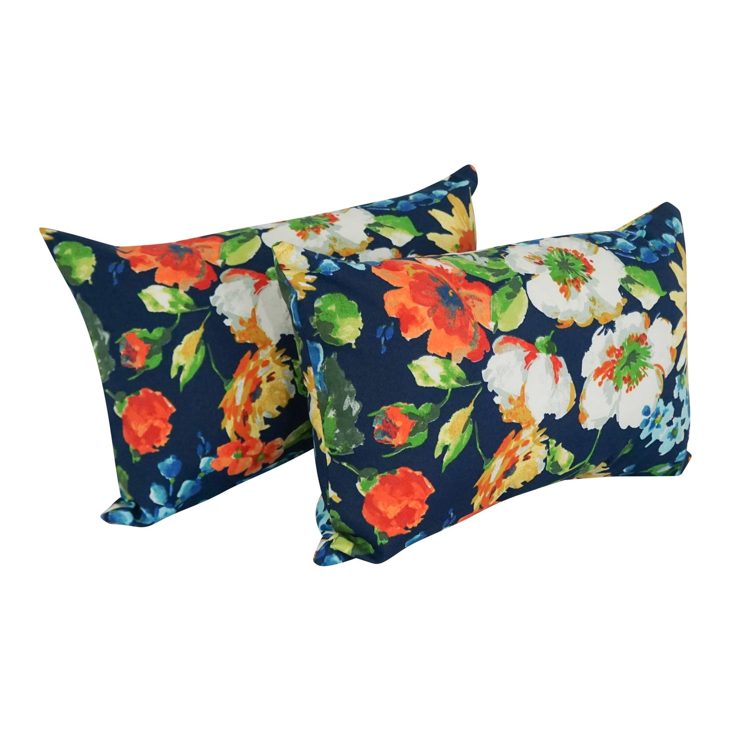 Coussins d'extérieur 19 x 11 pouces (lot de 2, motifs variés) - 19 x 11