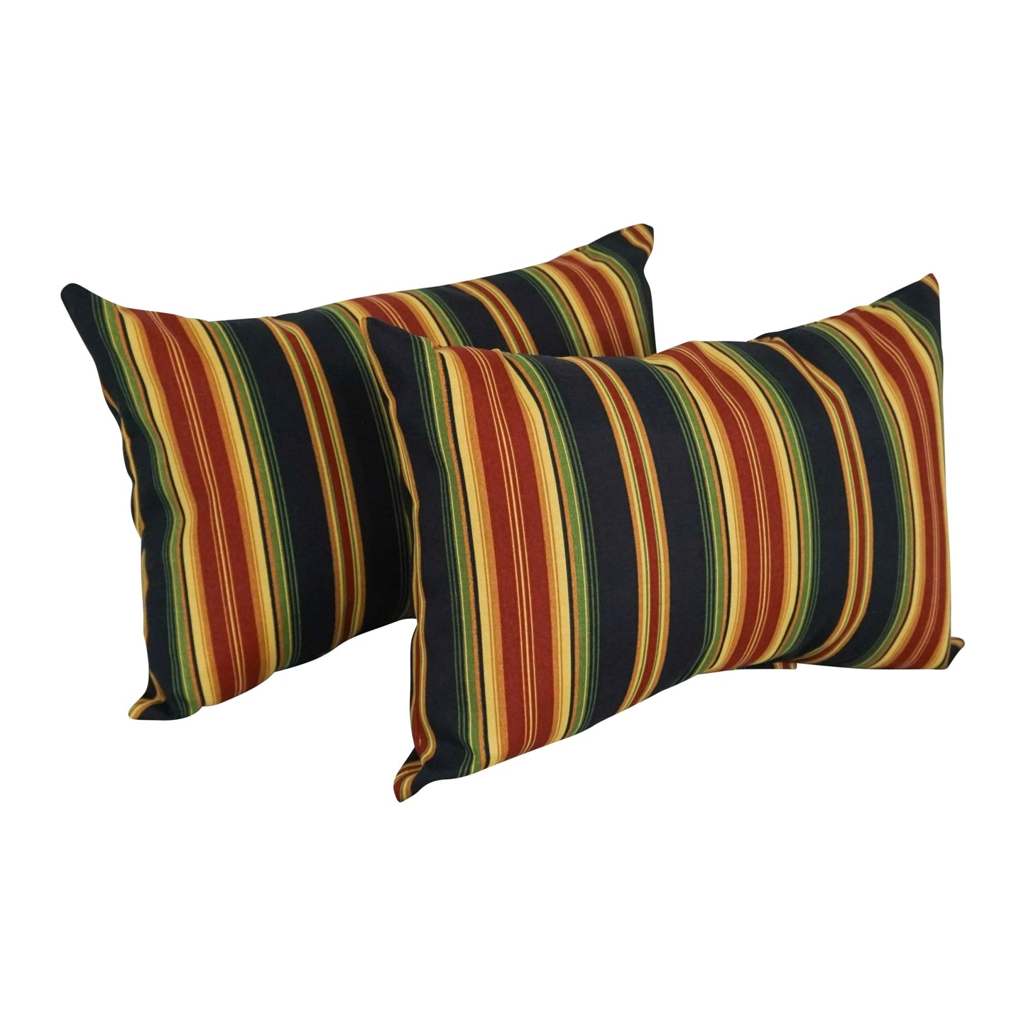 Coussins d'extérieur 19 x 11 pouces (lot de 2, motifs variés) - 19 x 11