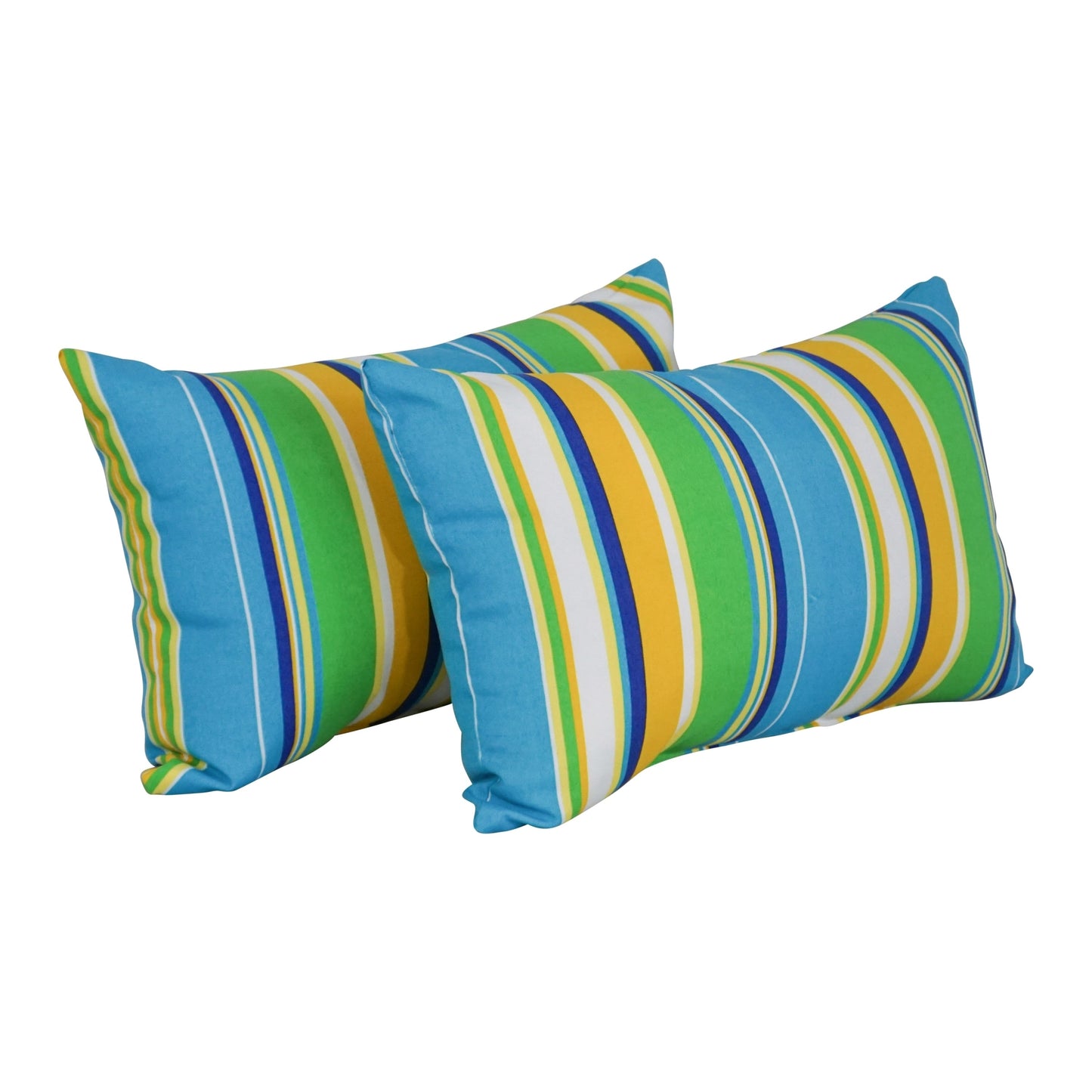 Coussins d'extérieur 19 x 11 pouces (lot de 2, motifs variés) - 19 x 11