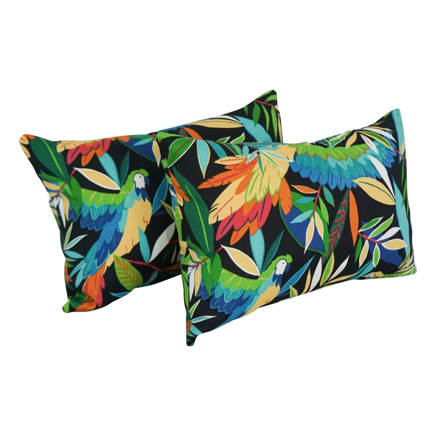 Coussins d'extérieur 19 x 11 pouces (lot de 2, motifs variés) - 19 x 11
