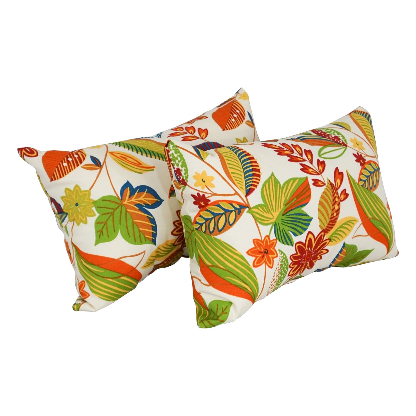 Coussins d'extérieur 19 x 11 pouces (lot de 2, motifs variés) - 19 x 11