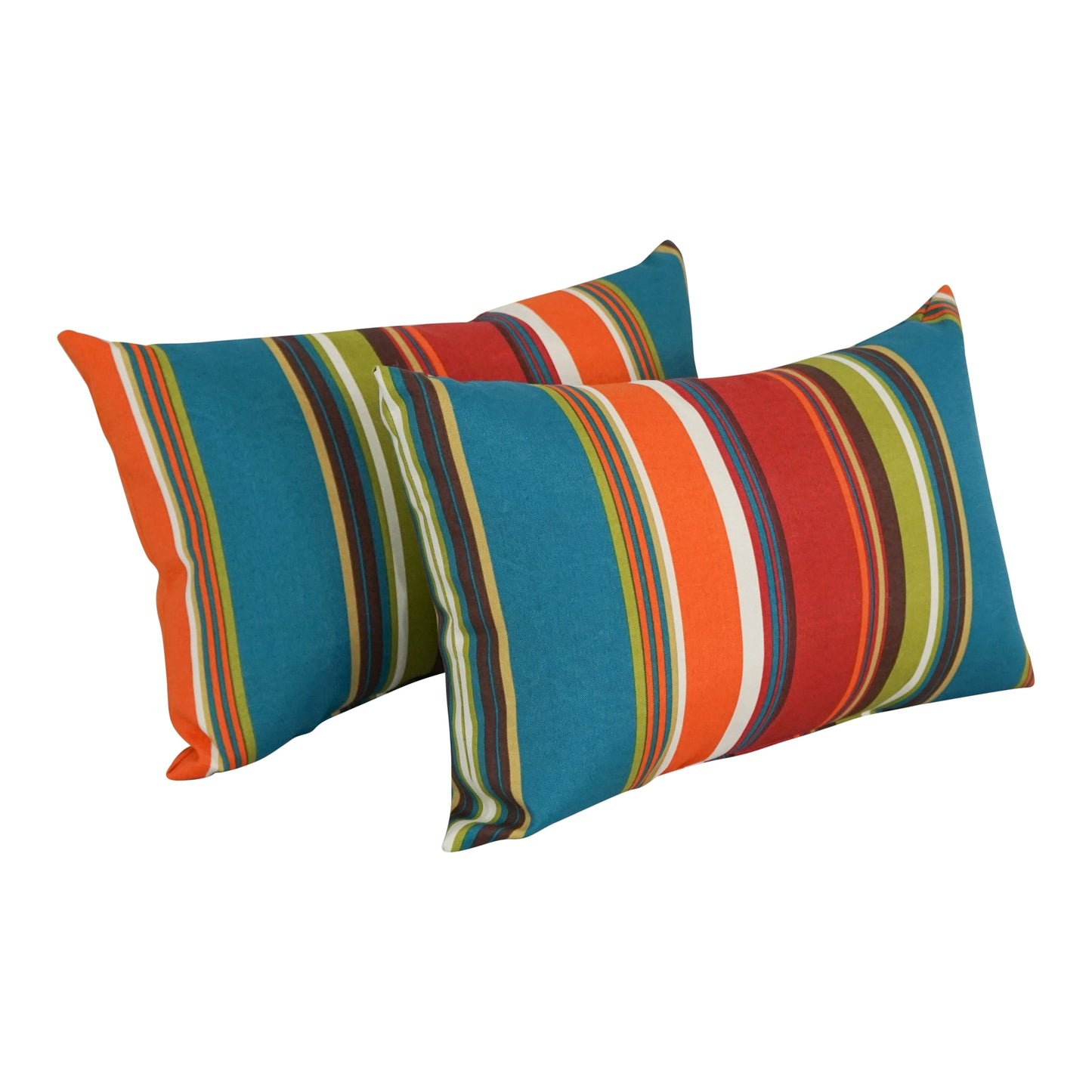 Coussins d'extérieur 19 x 11 pouces (lot de 2, motifs variés) - 19 x 11
