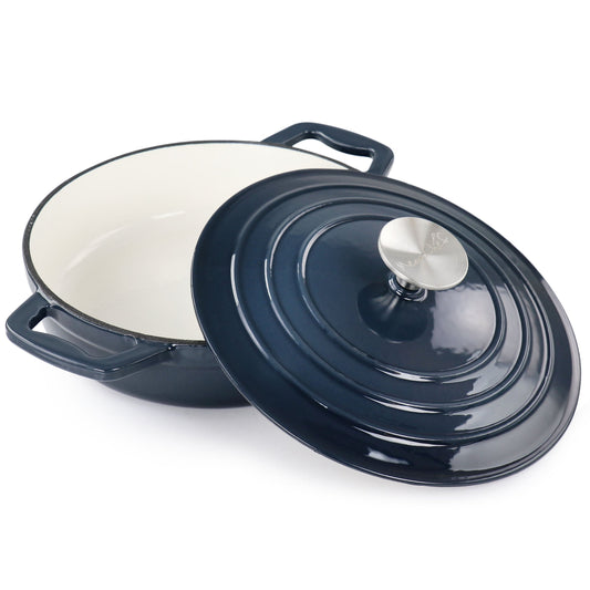 Braisière ronde en fonte émaillée de 2 litres