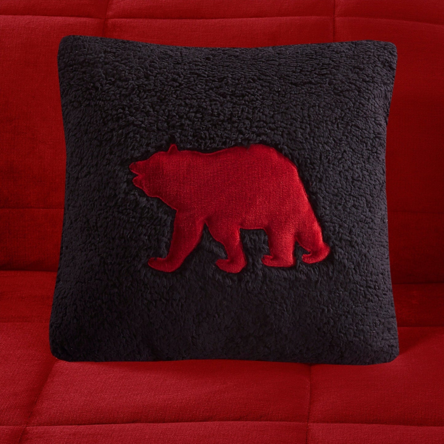 Parure de couette Woolrich Alton en duvet synthétique et sherpa