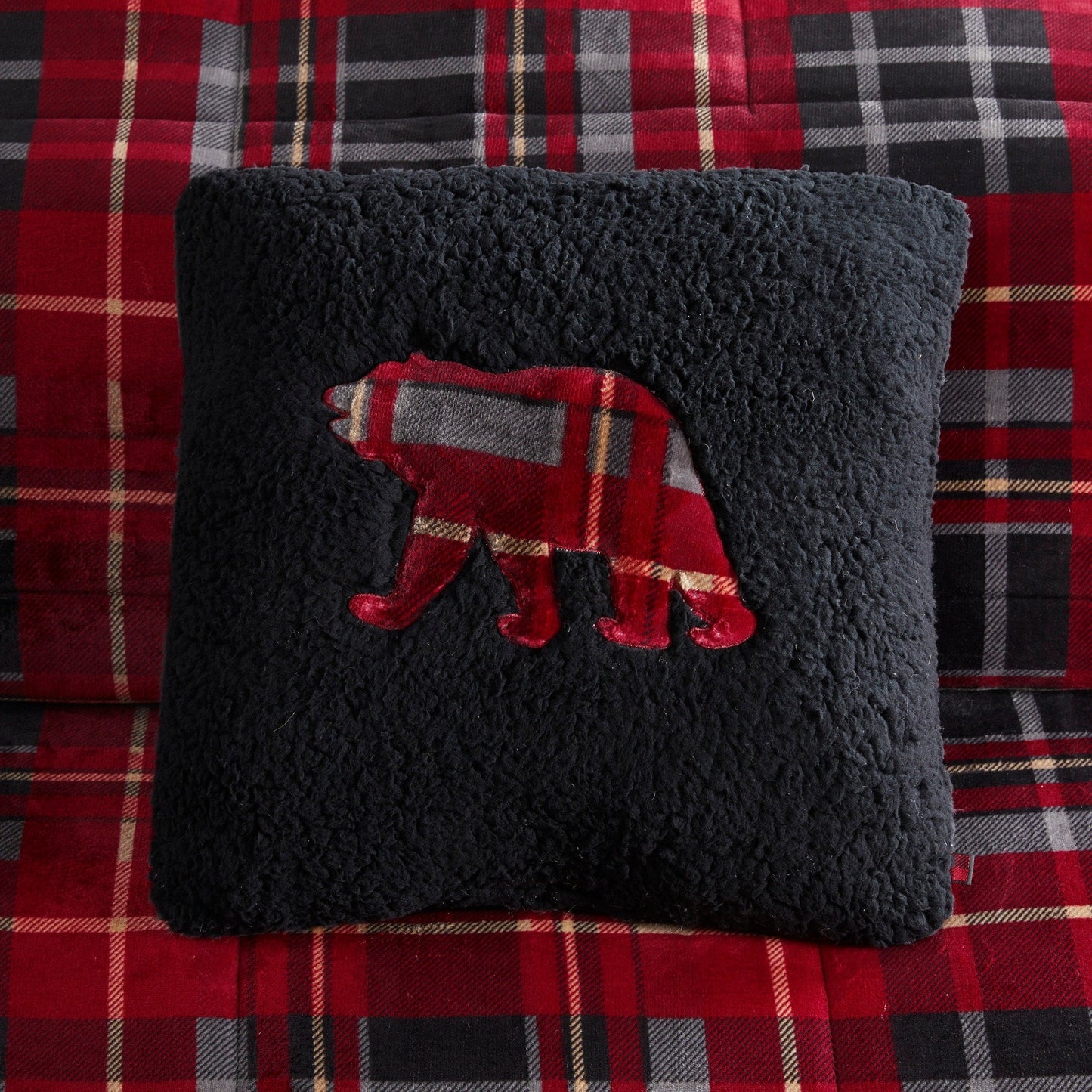Parure de couette Woolrich Alton en duvet synthétique et sherpa