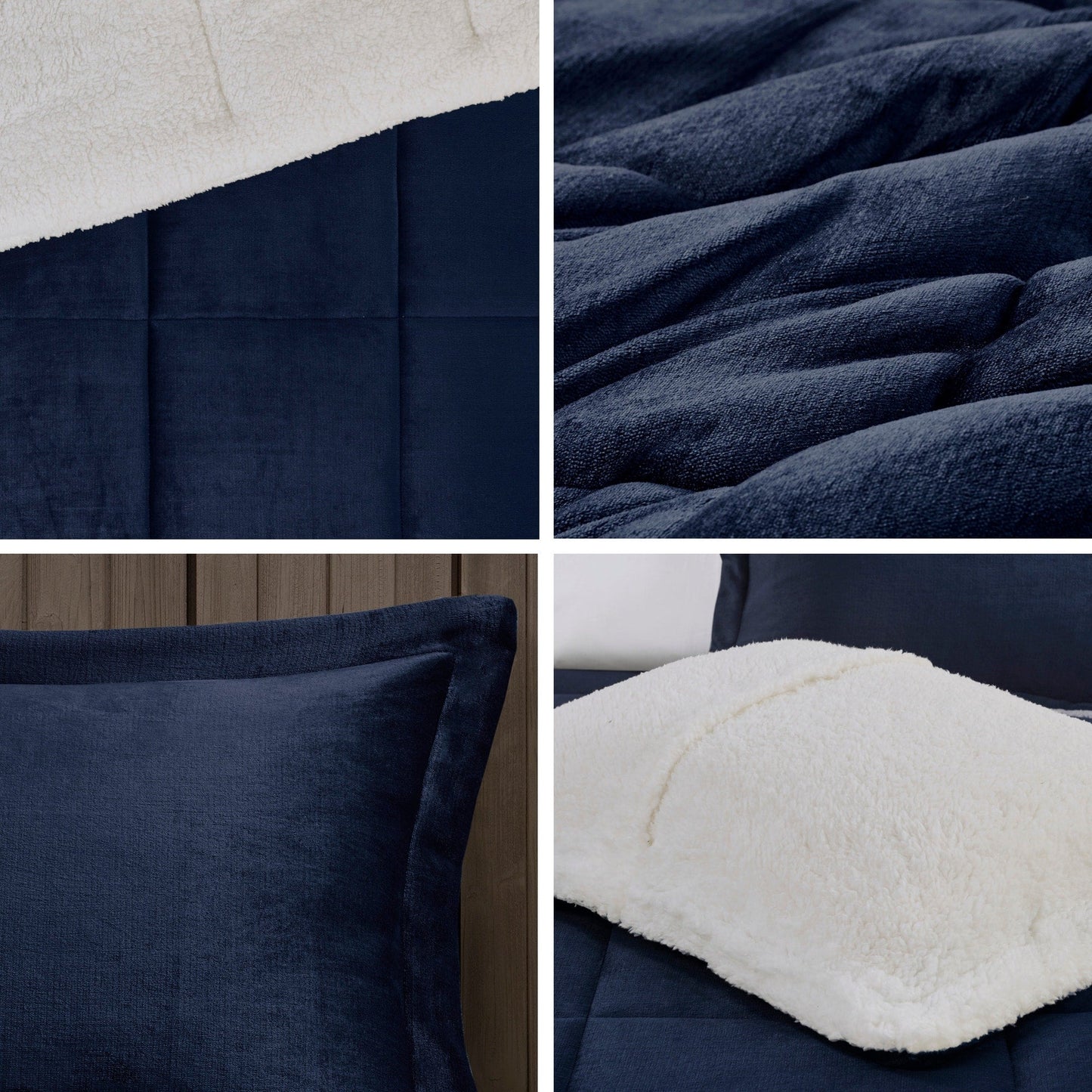 Parure de couette Woolrich Alton en duvet synthétique et sherpa