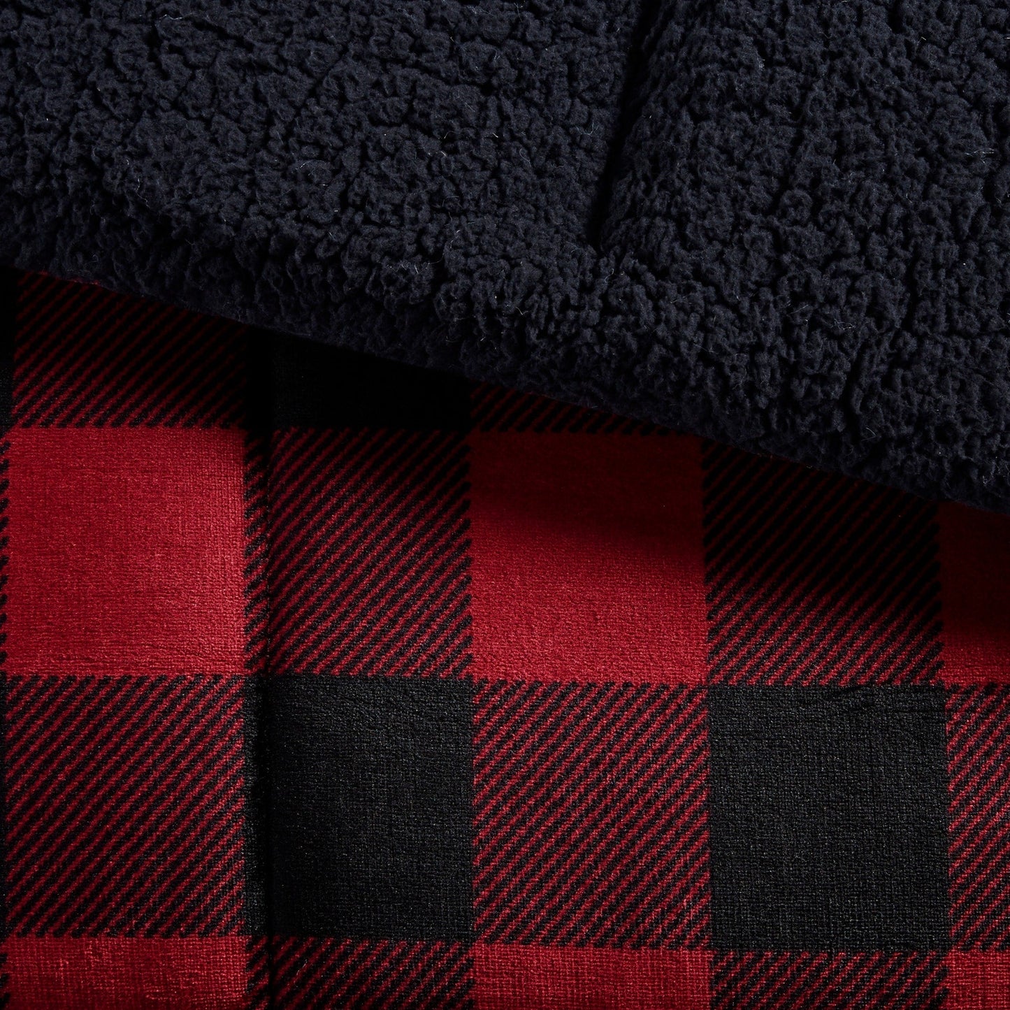 Parure de couette Woolrich Alton en duvet synthétique et sherpa
