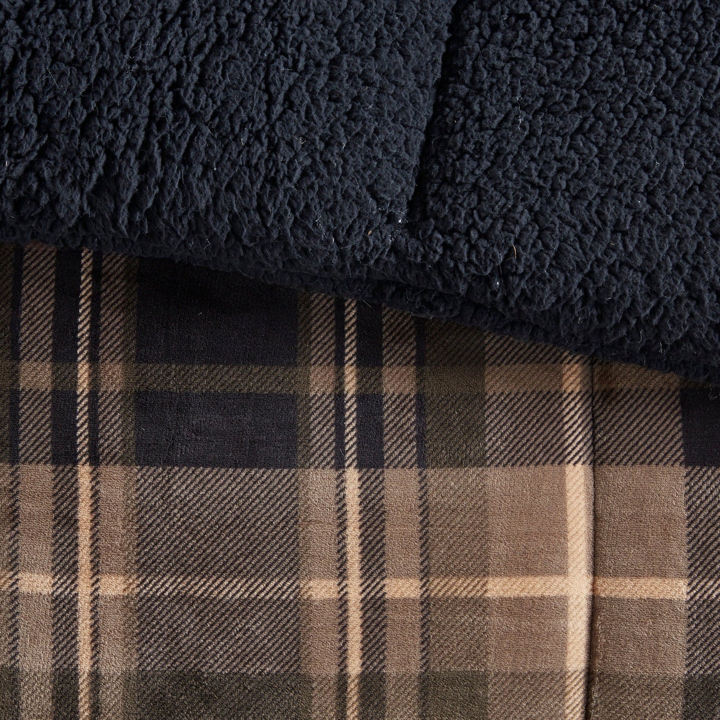 Parure de couette Woolrich Alton en duvet synthétique et sherpa