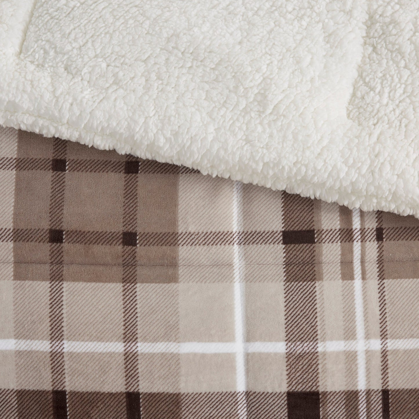 Parure de couette Woolrich Alton en duvet synthétique et sherpa