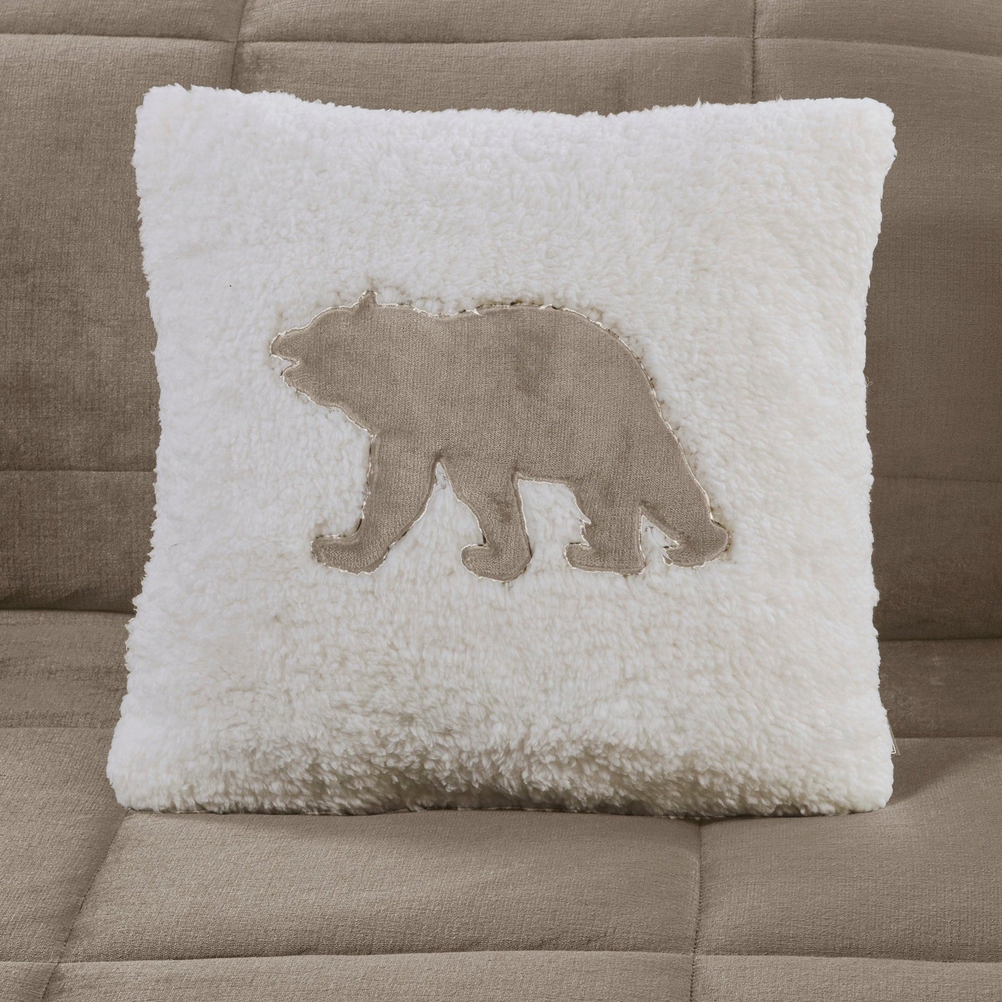 Parure de couette Woolrich Alton en duvet synthétique et sherpa
