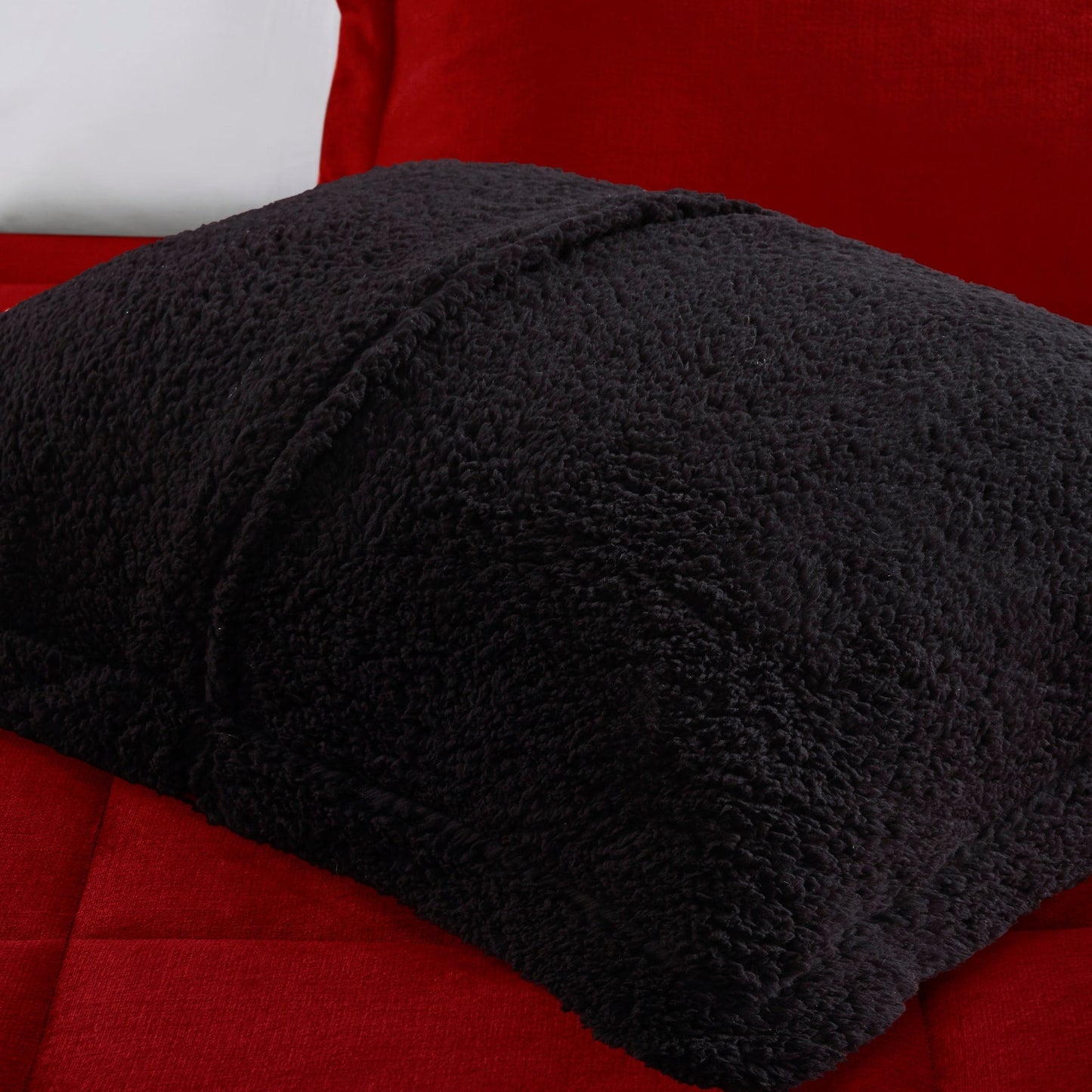 Parure de couette Woolrich Alton en duvet synthétique et sherpa
