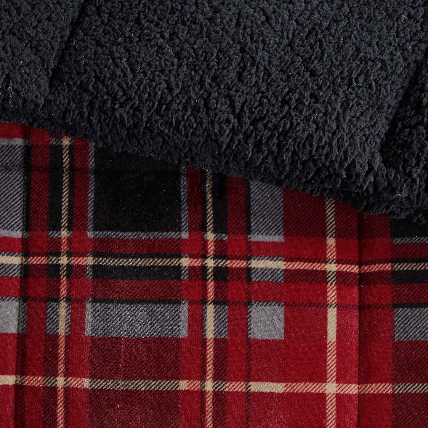 Parure de couette Woolrich Alton en duvet synthétique et sherpa