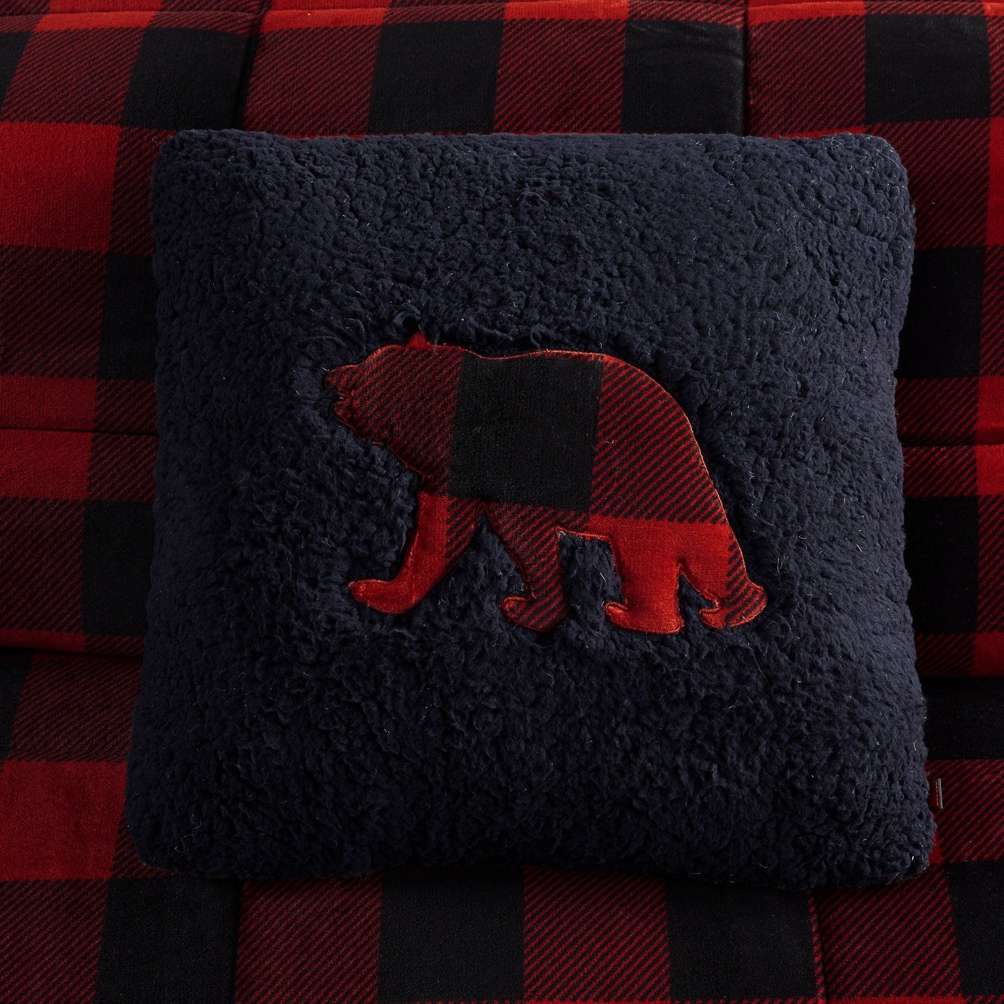 Parure de couette Woolrich Alton en duvet synthétique et sherpa