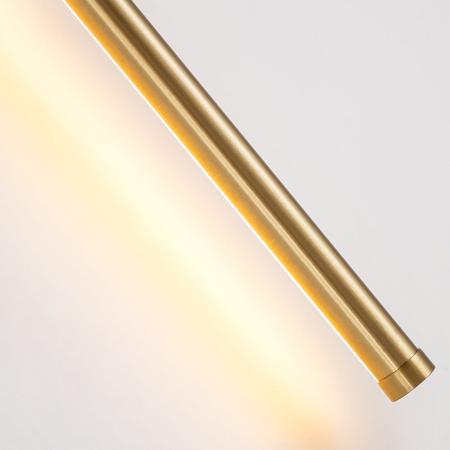 Applique murale linéaire moderne à 1 ampoule, noire, dorée et nickel, à LED, à intensité variable, pour salle de bain