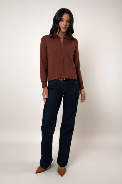 The Zip Collar Cardigan