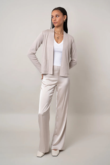 The Refined Open Cardigan
