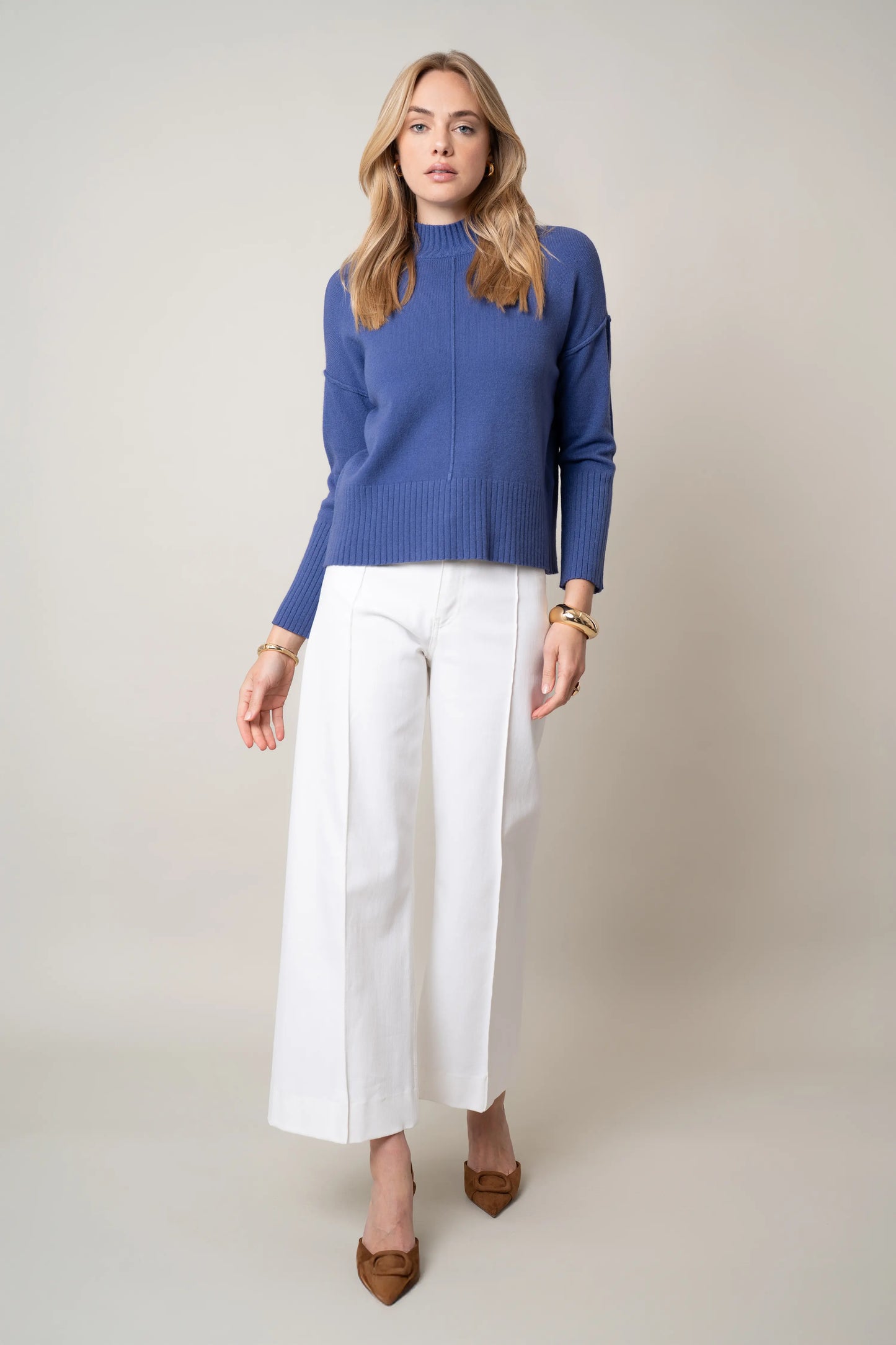 The Soft Rib Mockneck