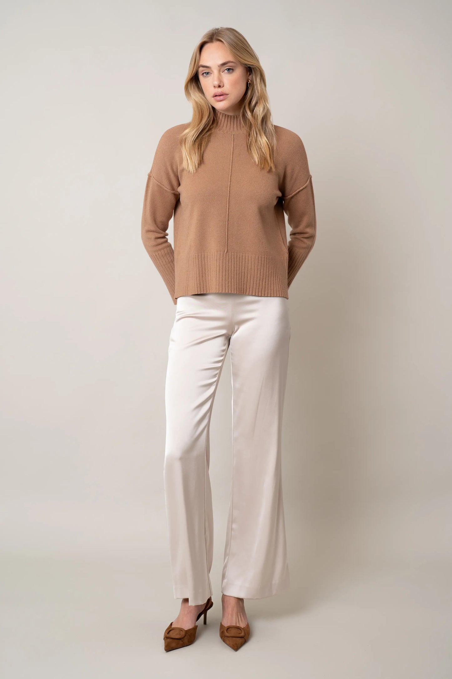 The Soft Rib Mockneck